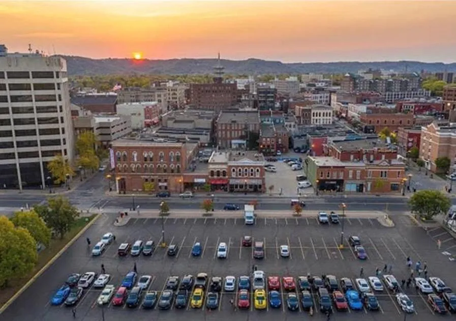 City view in Radisson Hotel La Crosse