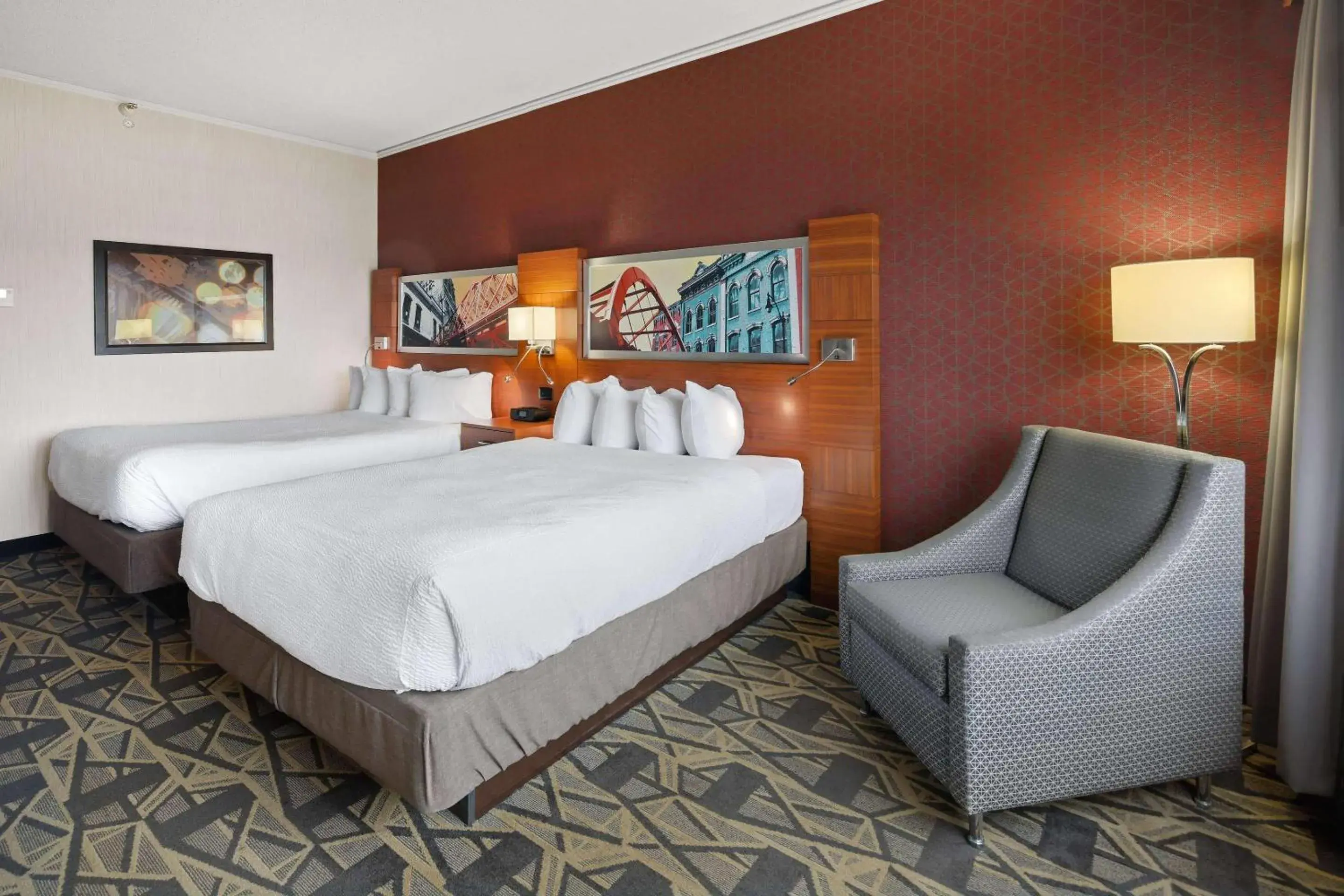 Queen Room with Two Queen Beds and River View- Pet Friendly in Radisson Hotel La Crosse Queen Room with Two Queen Beds and River View- Pet Friendly in Radisson Hotel La Crosse