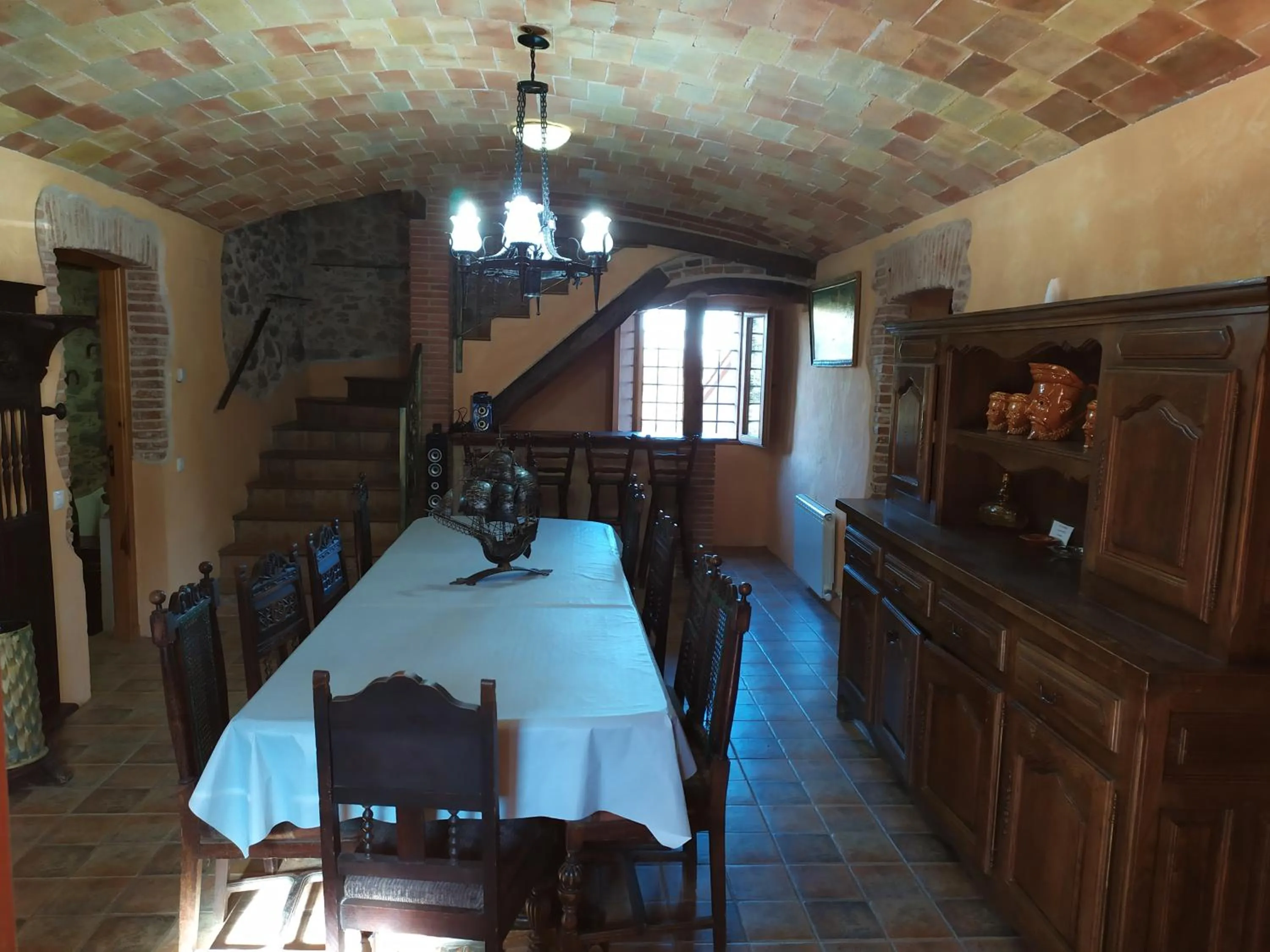 Seating area in Can Pobric