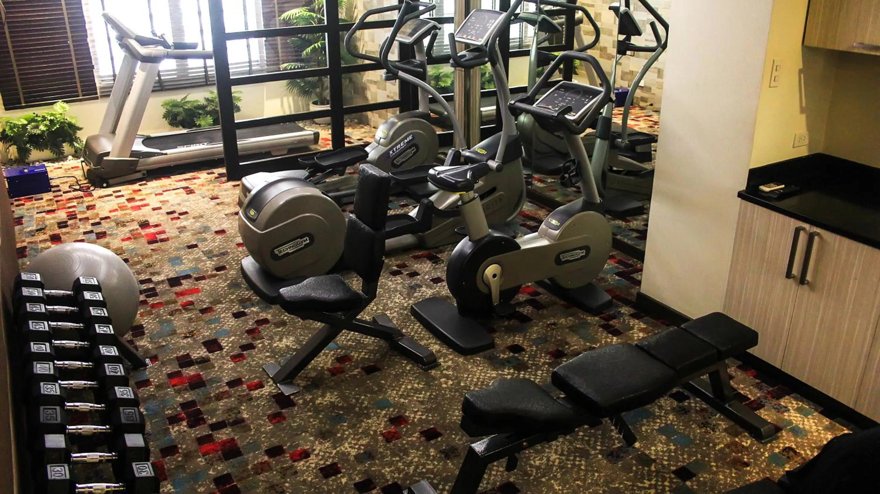 Fitness centre/facilities in Brentwood Suites