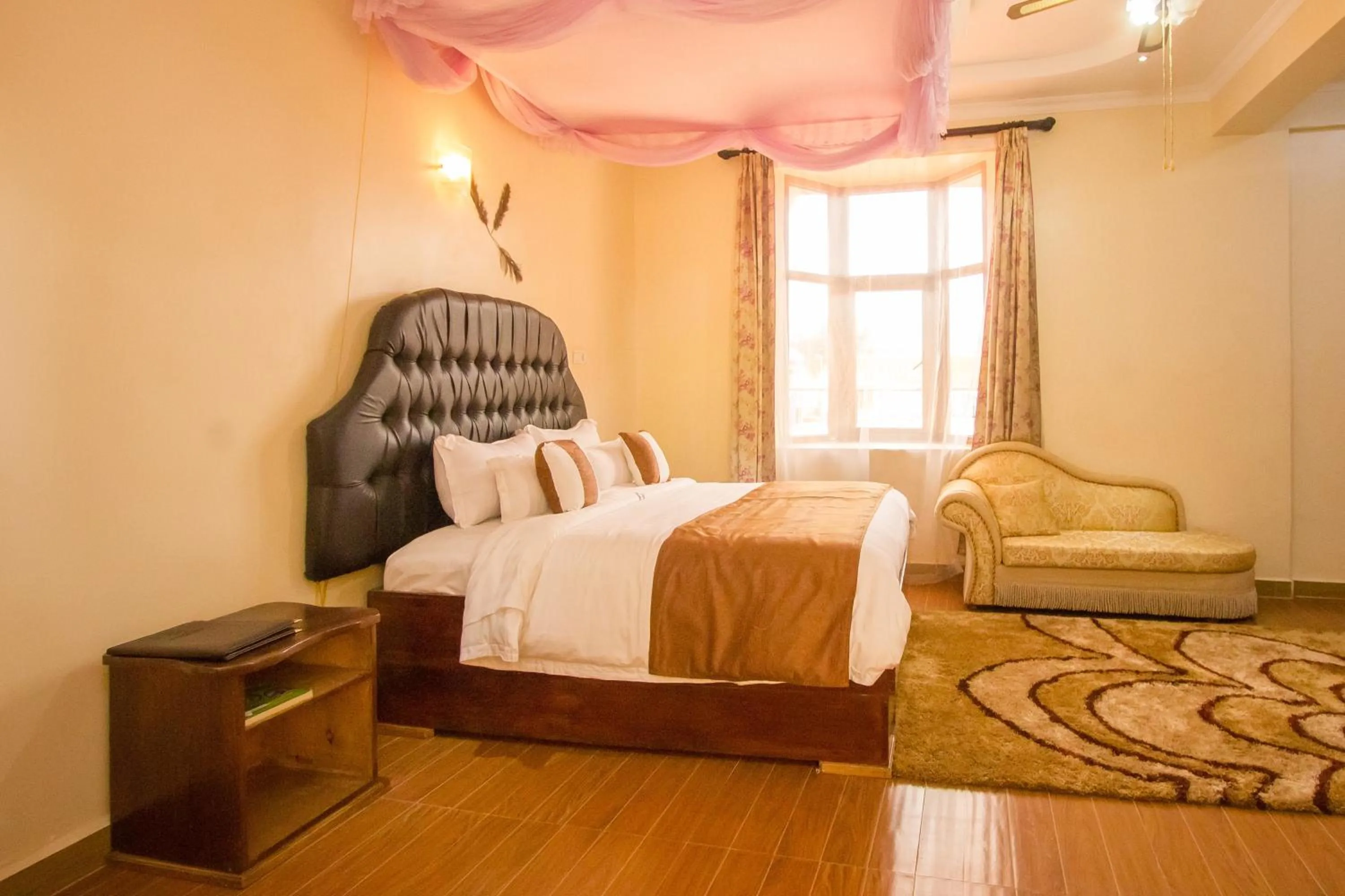 Bed in Aturukan Hotel