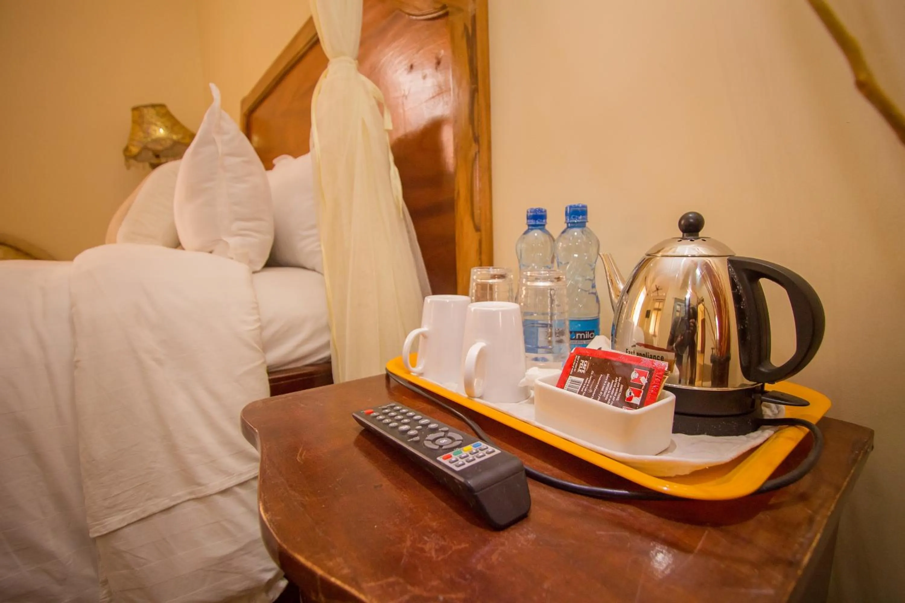 Bed in Aturukan Hotel