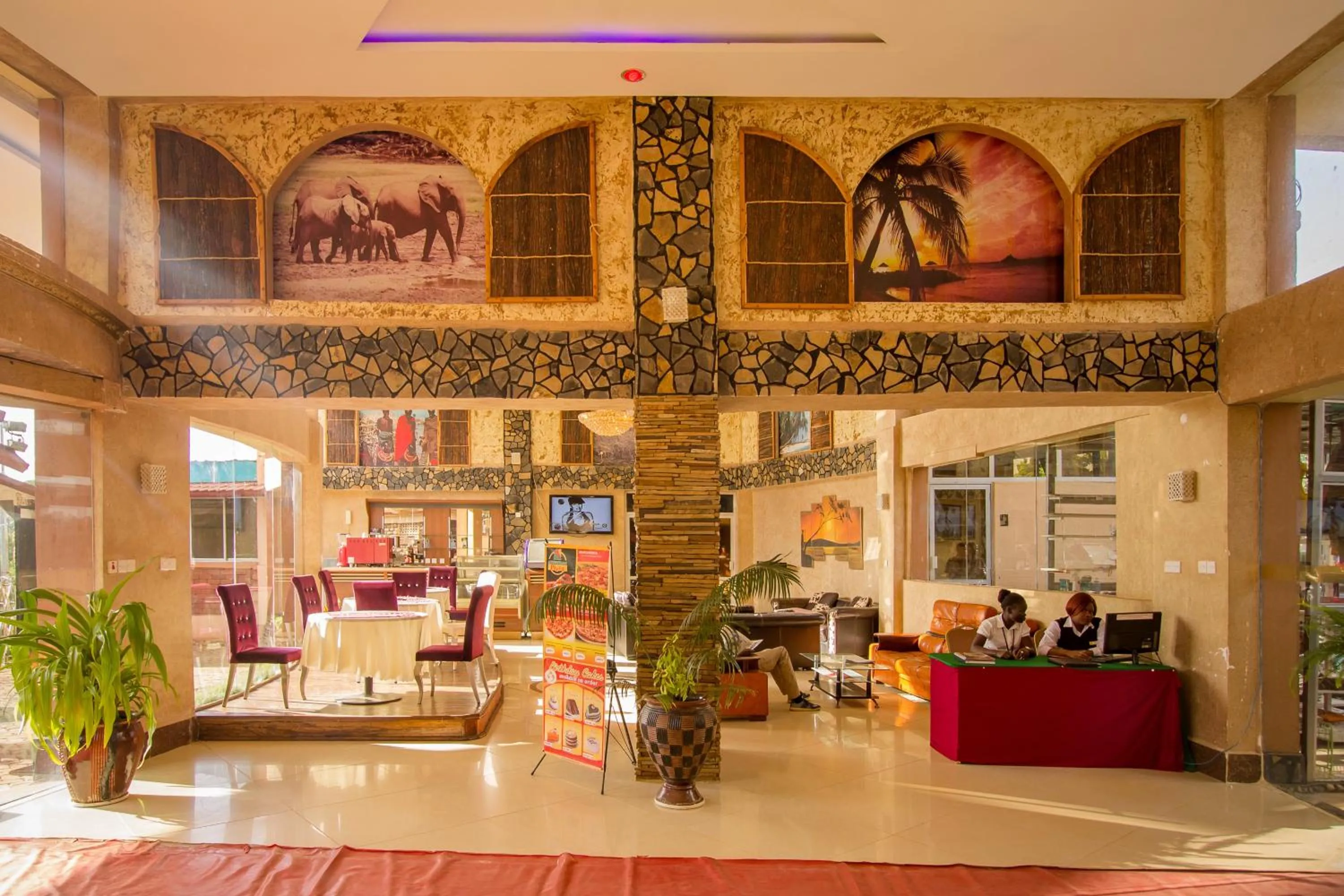 Lobby or reception in Aturukan Hotel