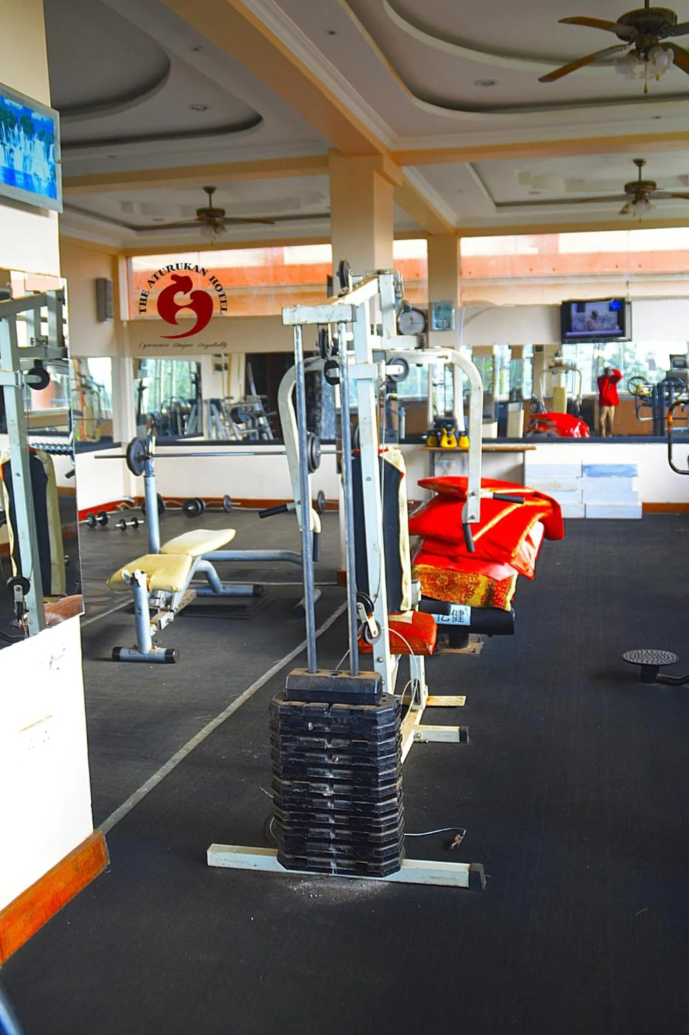Fitness centre/facilities in Aturukan Hotel