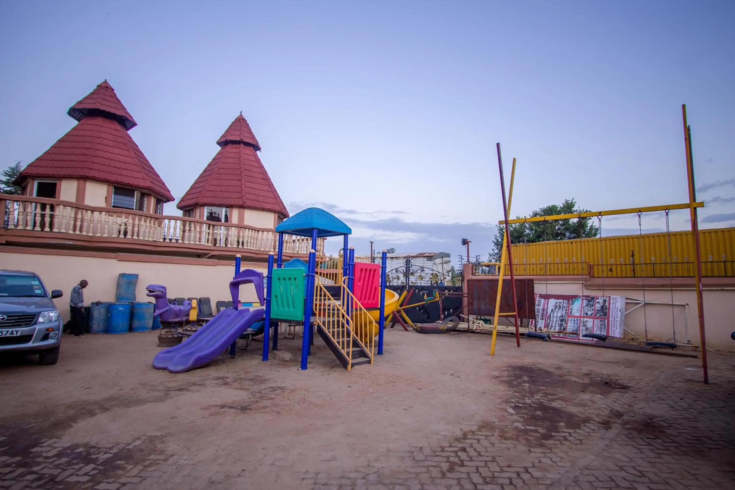 Children play ground in Aturukan Hotel