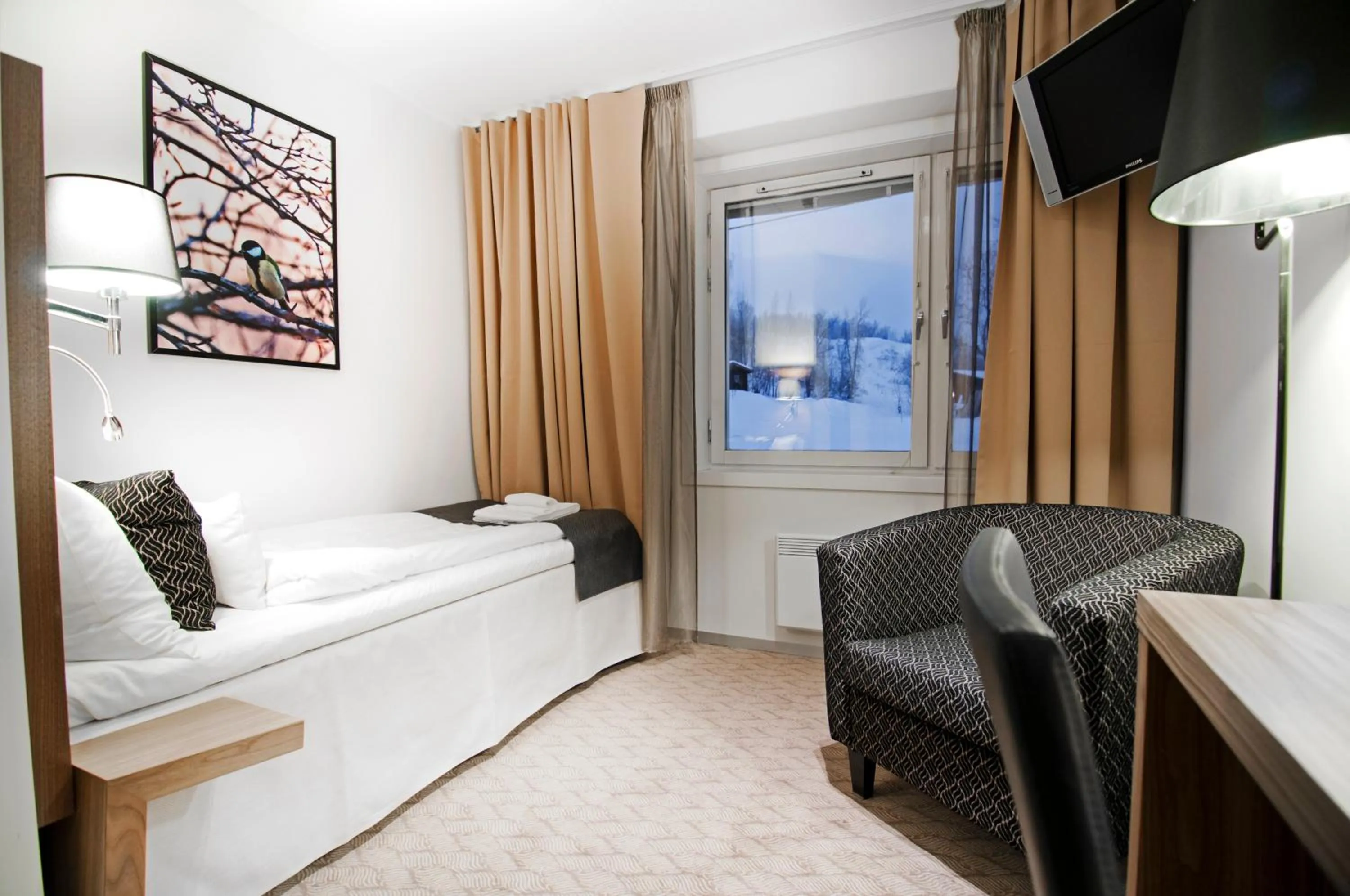 Photo of the whole room, Bed in Hotell Fjället