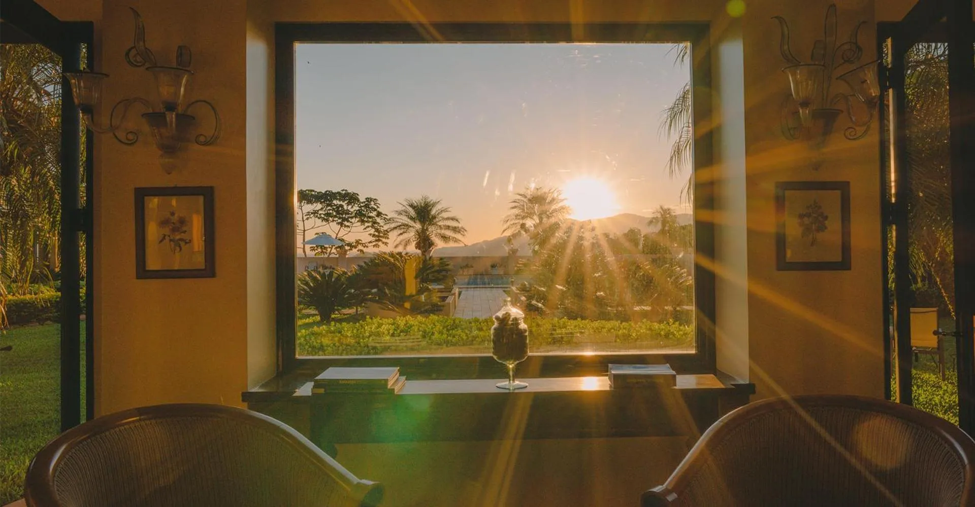 Sunset in Hotel Visconte D'Italia