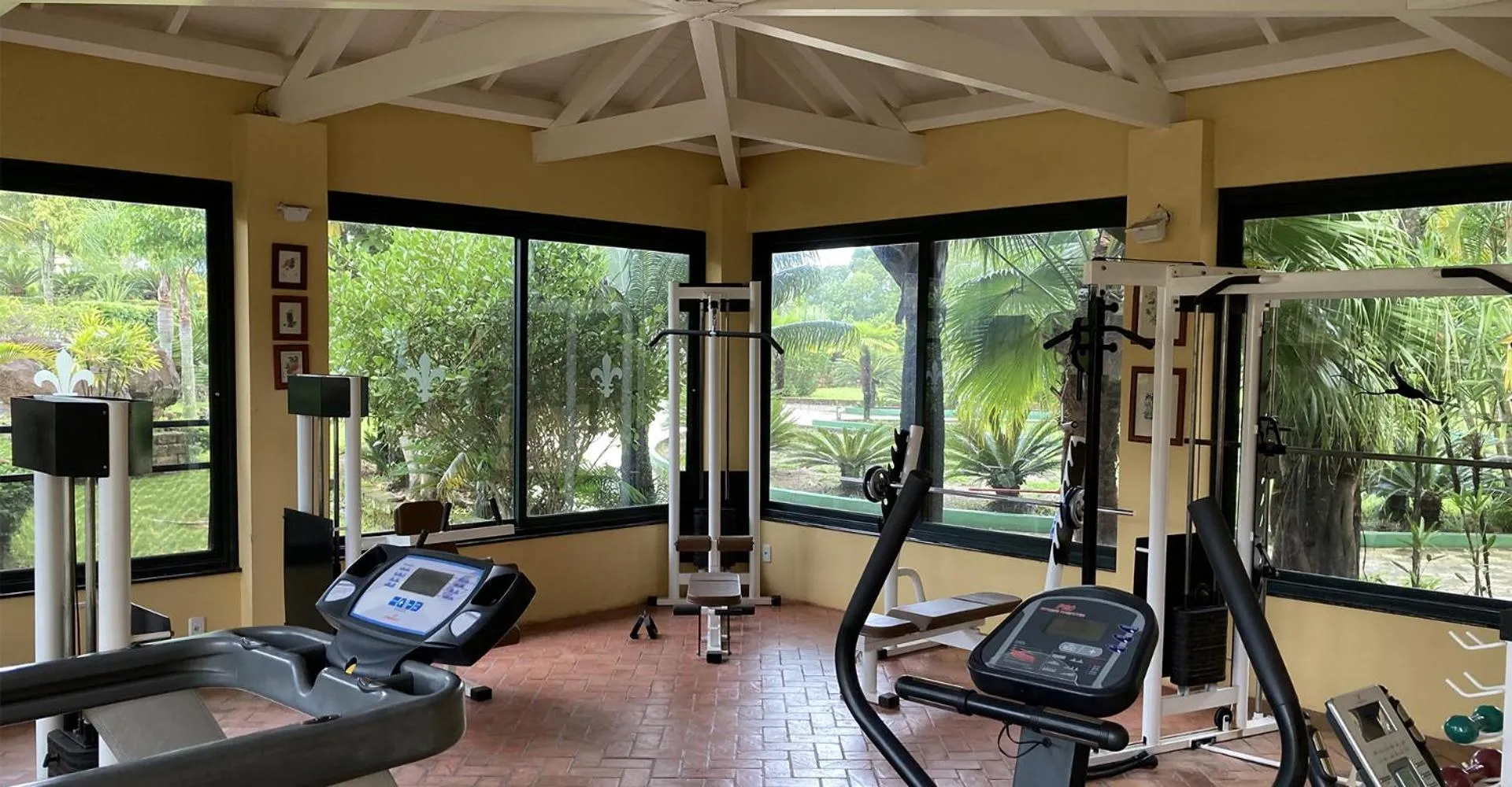 Fitness centre/facilities in Hotel Visconte D'Italia