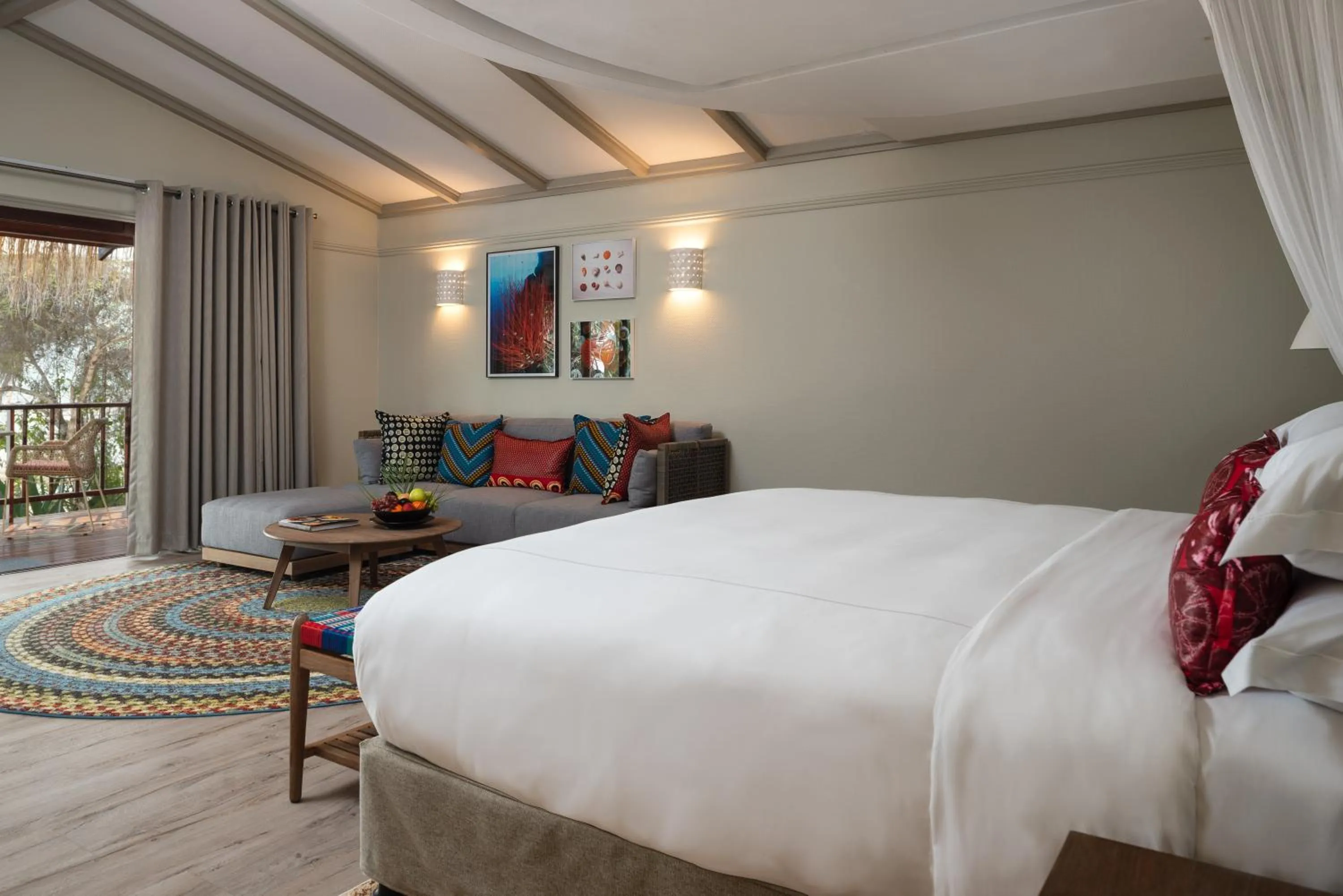 Living room in Anantara Bazaruto Island Resort