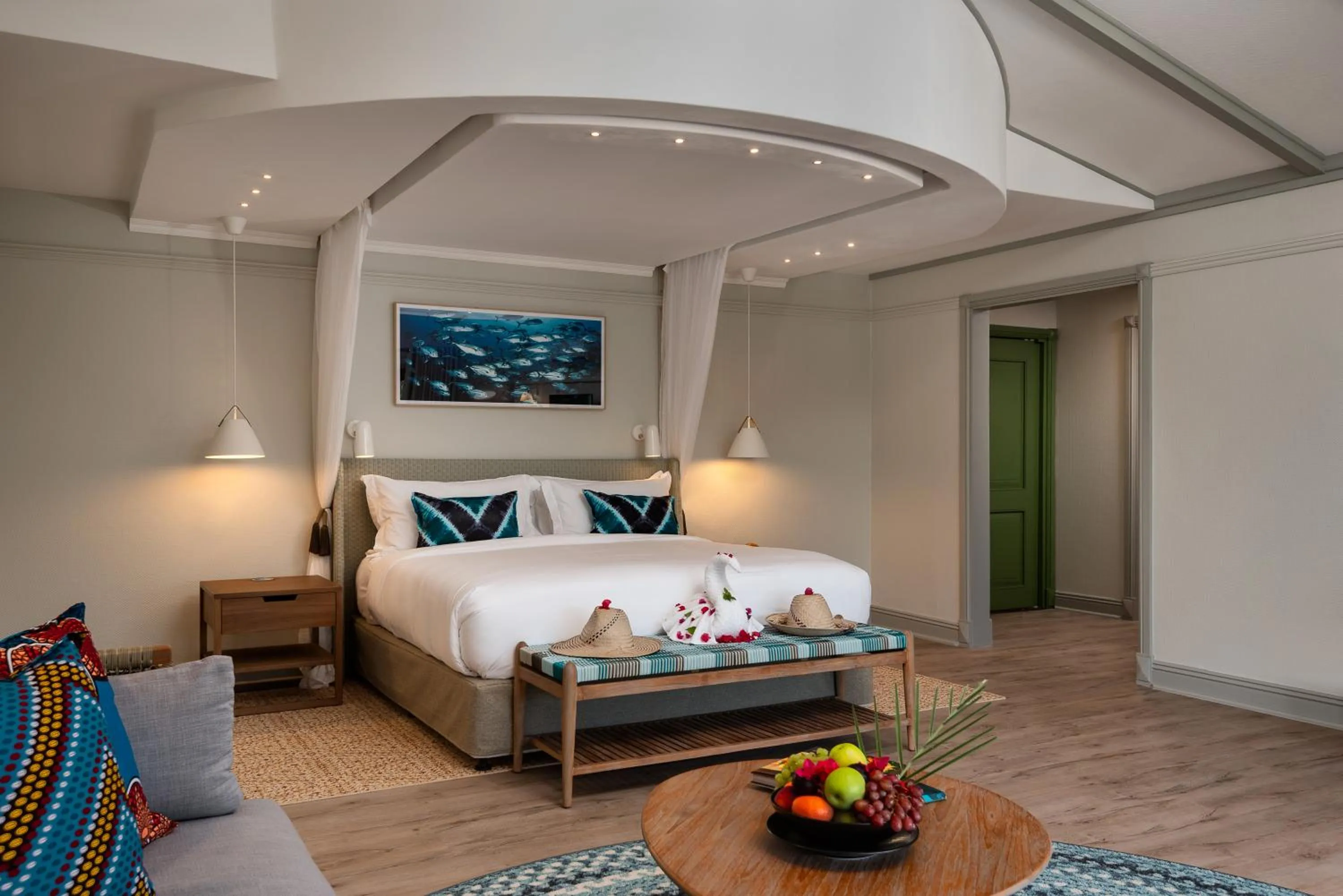 Bed in Anantara Bazaruto Island Resort