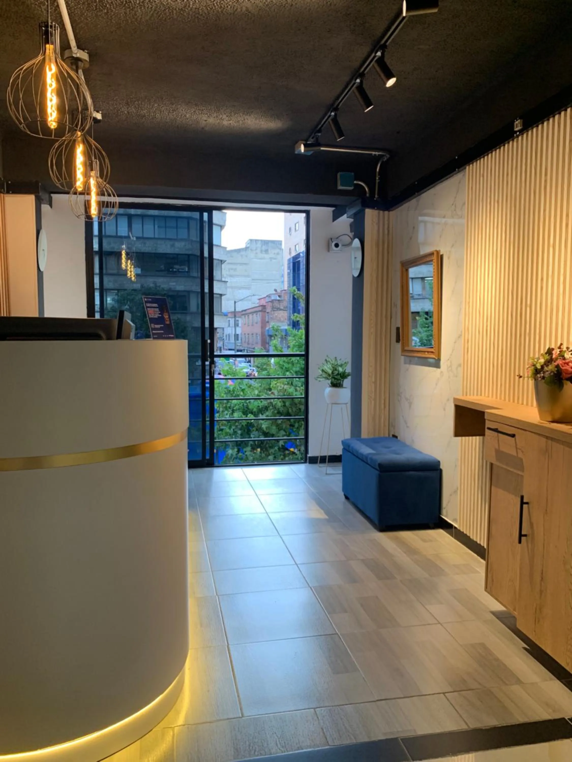Lobby or reception in Hotel Urban Center Bogota