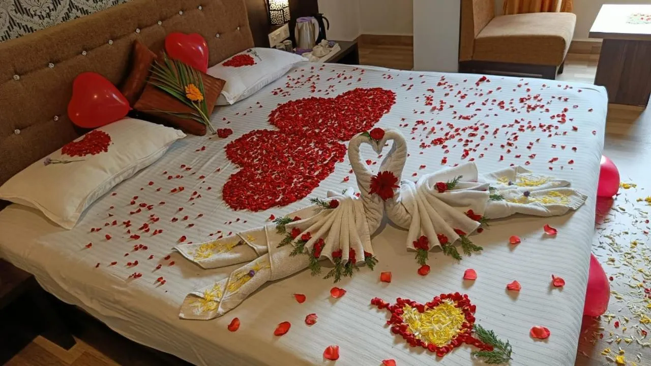 Bed in Hotel S R Castle