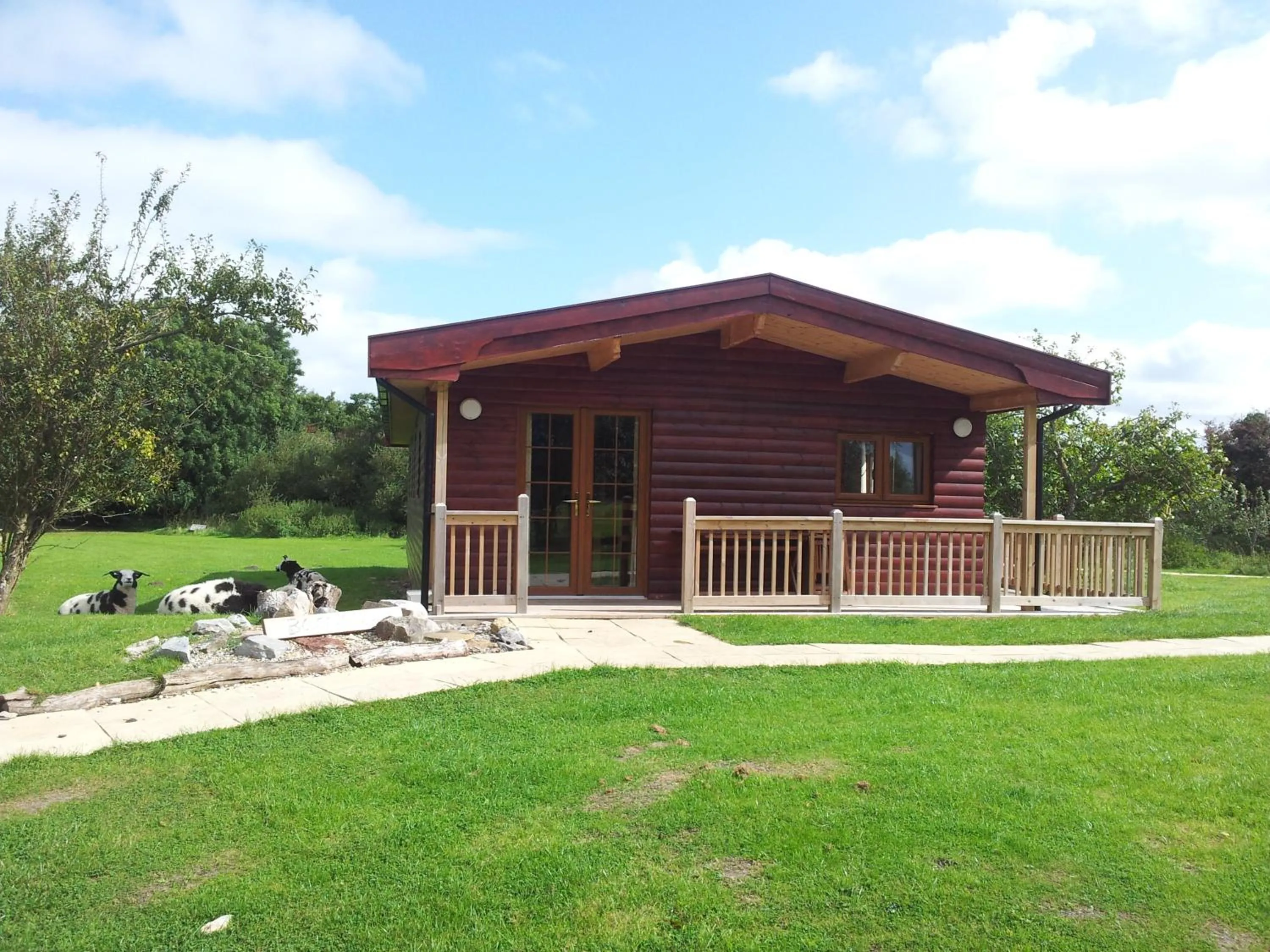 Property building in Wall Eden Farm - Luxury Log Cabins and Glamping