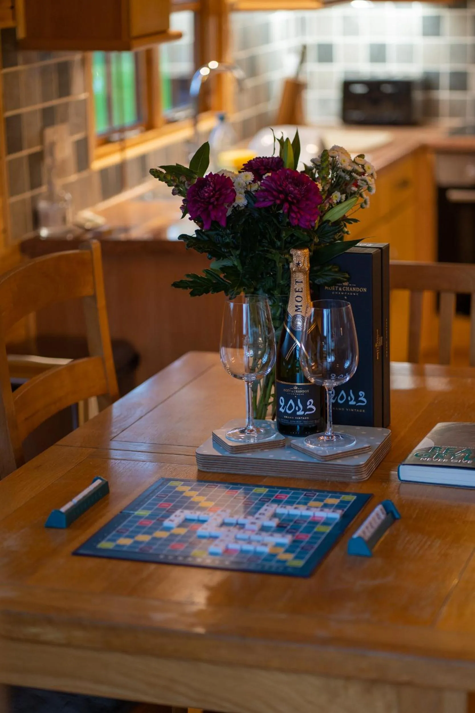Dining area in Wall Eden Farm - Luxury Log Cabins and Glamping