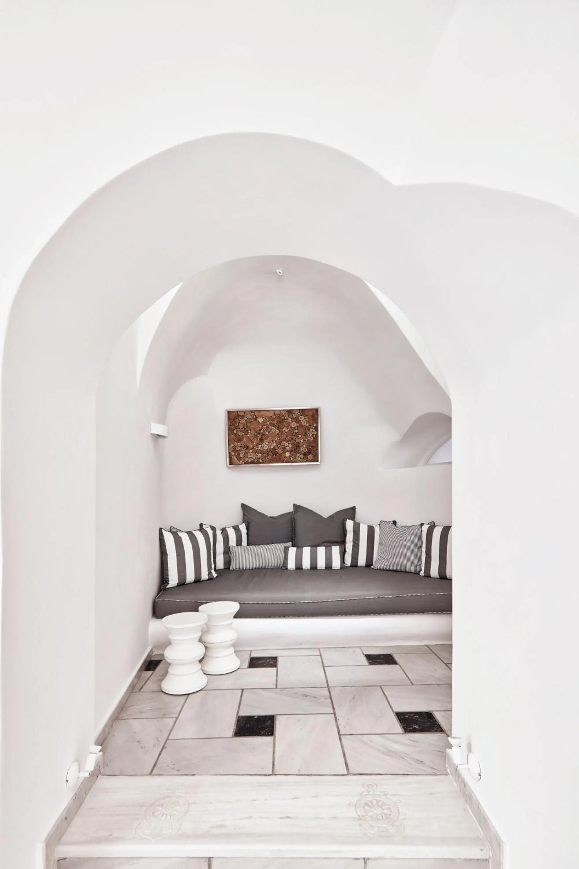 Seating area in Charisma Suites