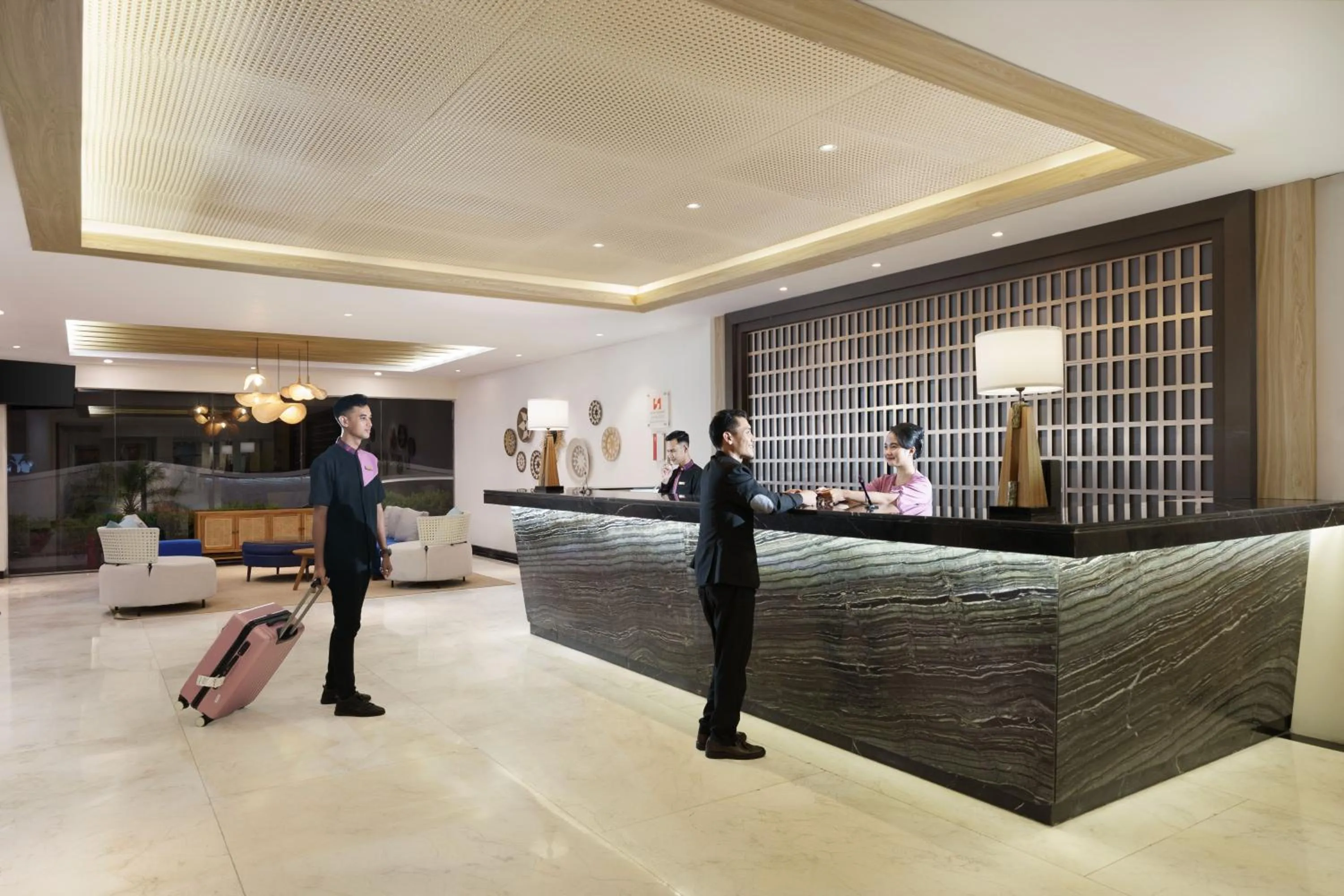 Lobby or reception in Swiss-Belcourt Lombok