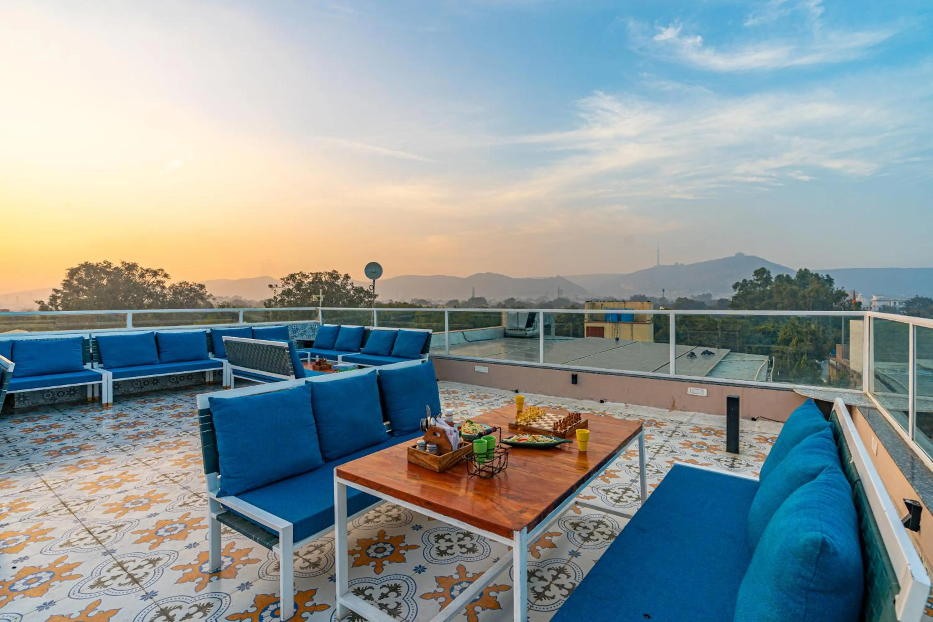 Mountain view in Blue Door