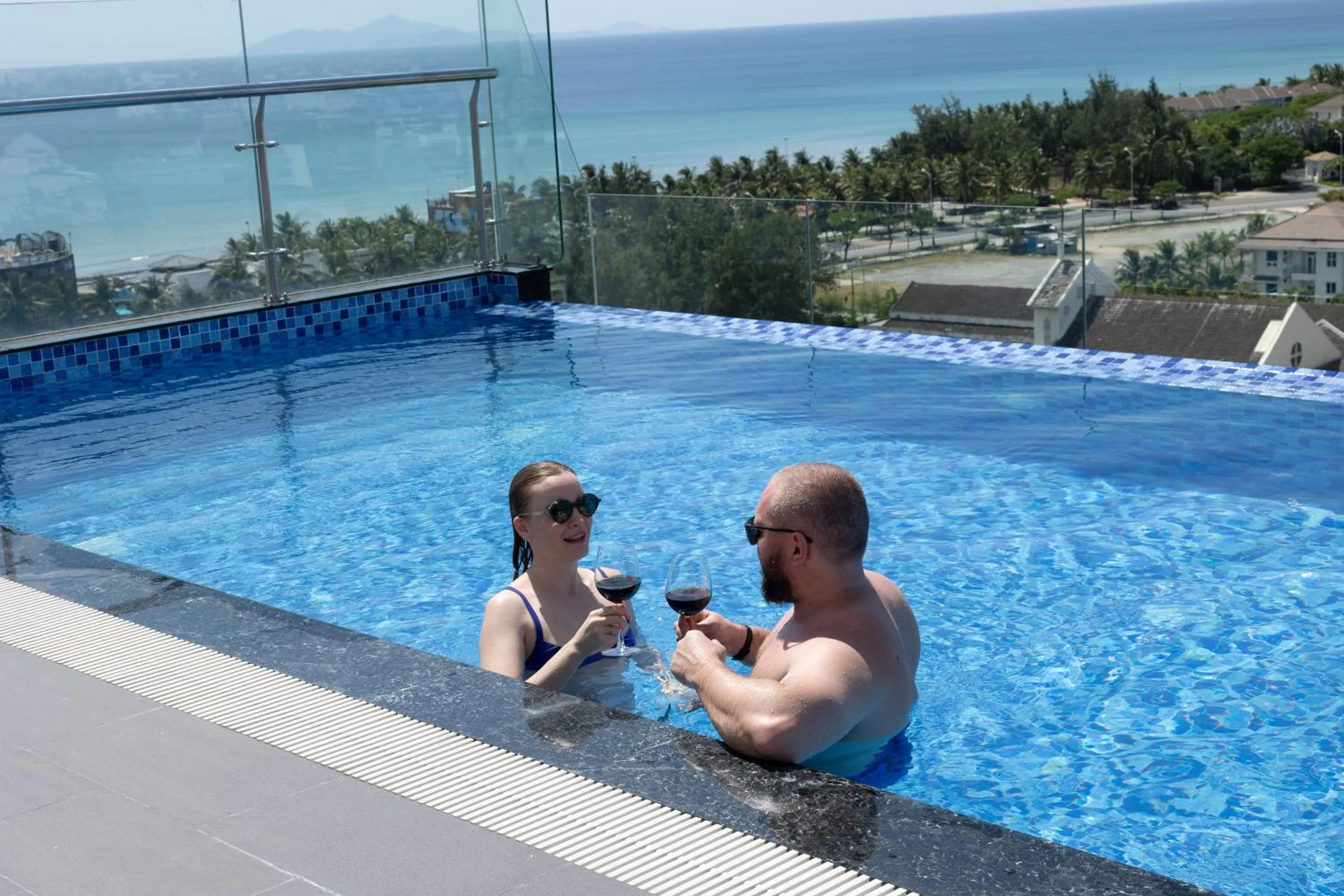 Swimming pool in Charming beauty hotel