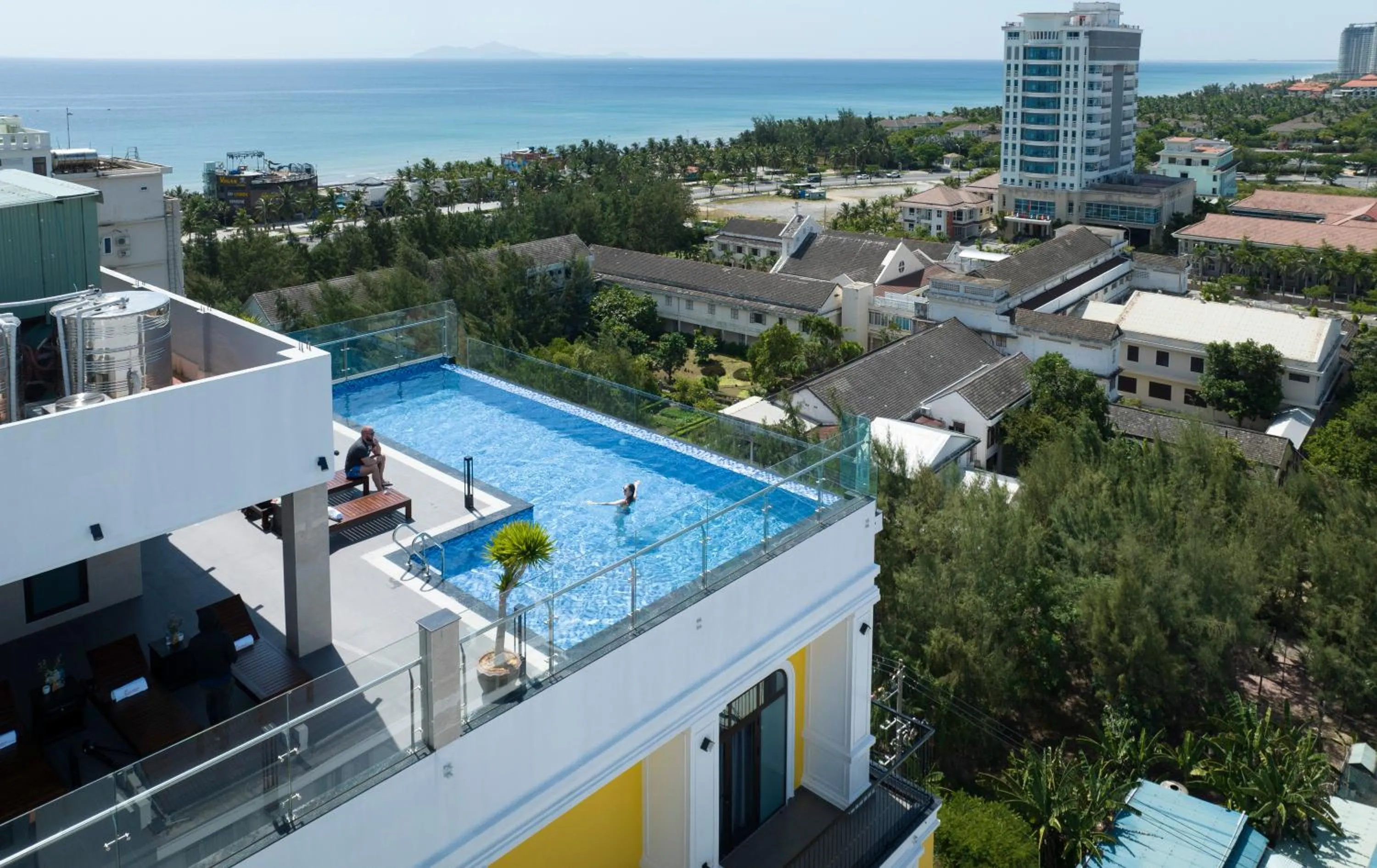 Swimming pool in Charming beauty hotel