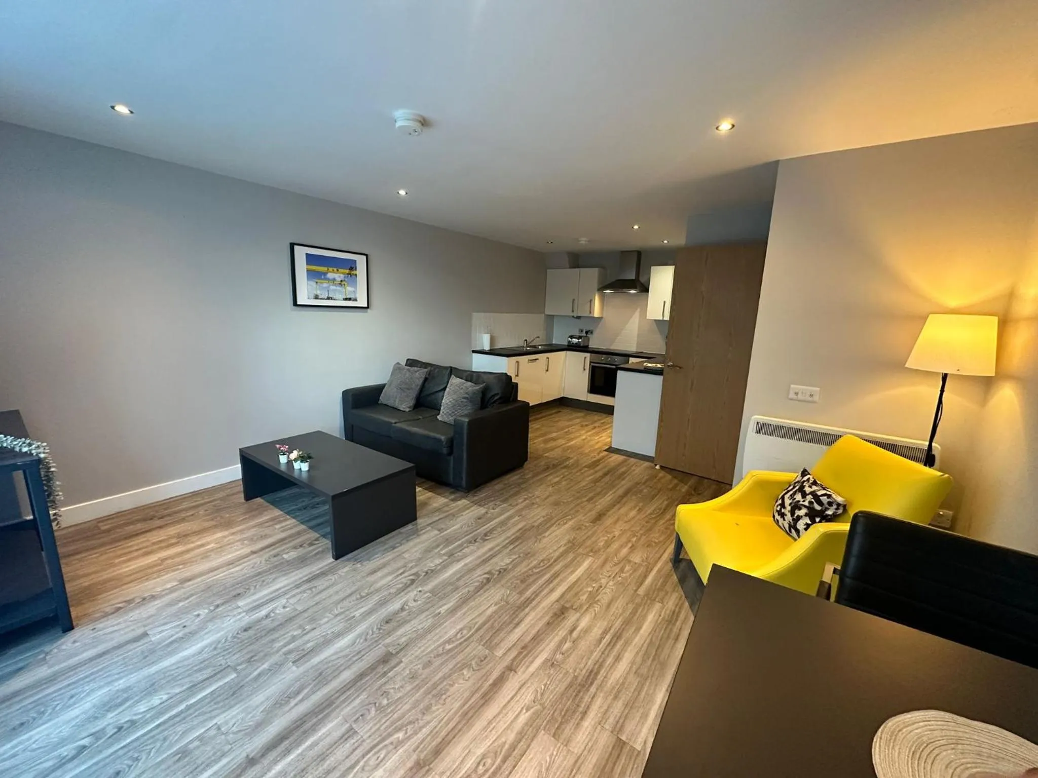 Kitchen or kitchenette in Obel Apartments by Beehosting