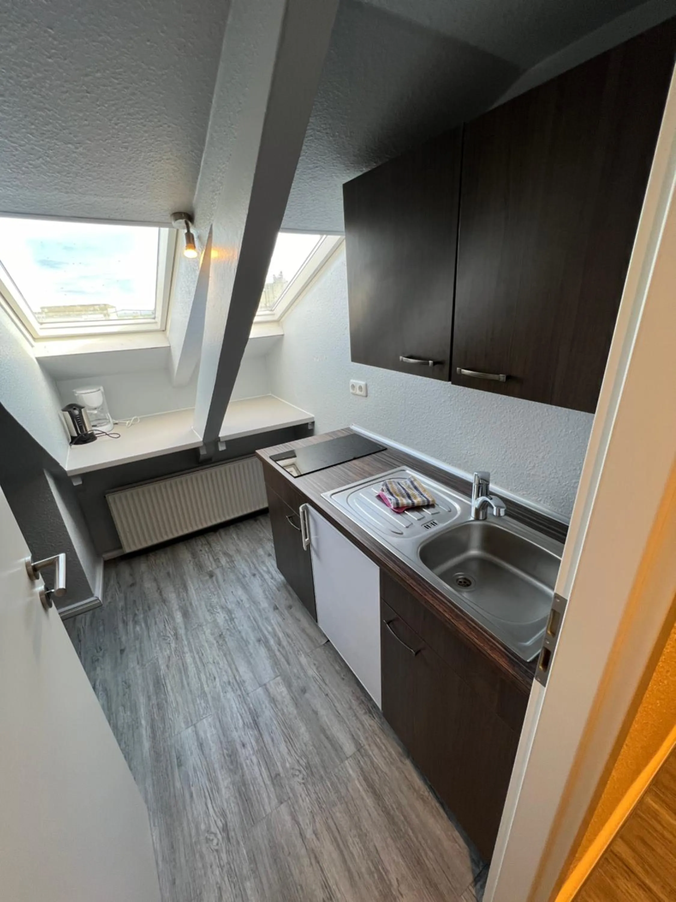 Kitchen or kitchenette in Hotel Tum Stüürmann