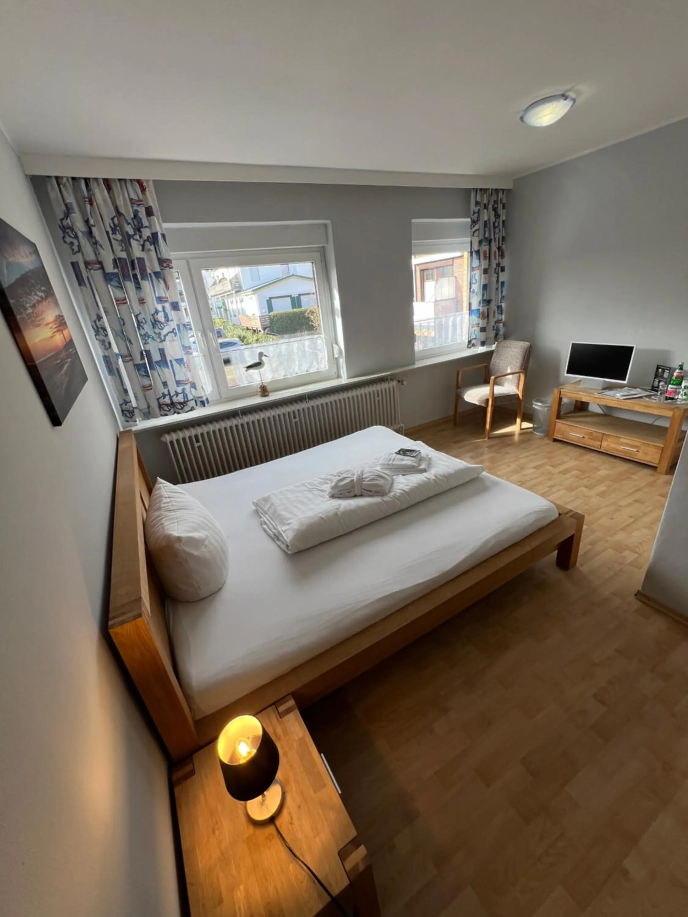 Bed in Hotel Tum Stüürmann