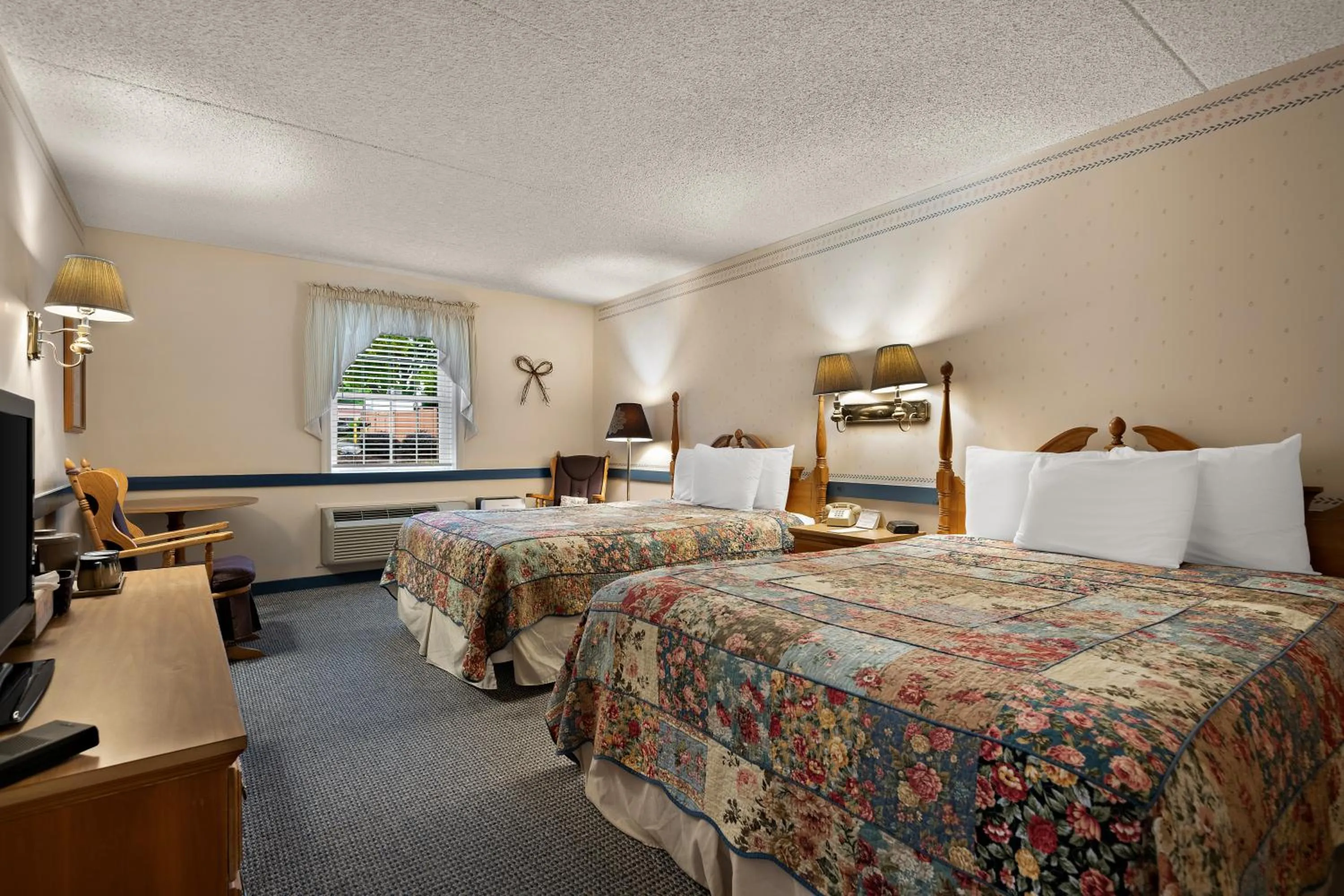 Bed in Country Living Inn