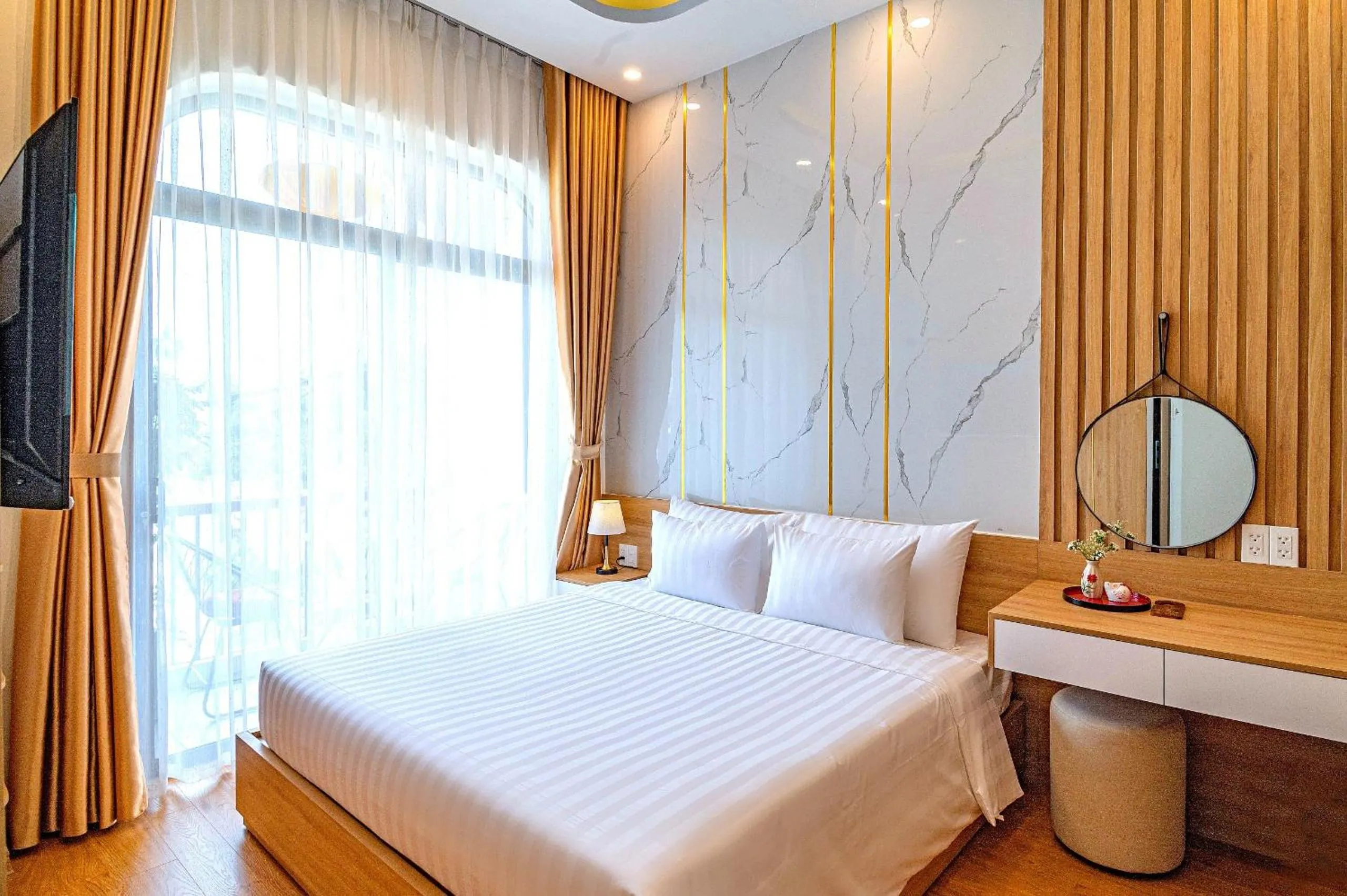 Bed in Mint Hoi An Villa