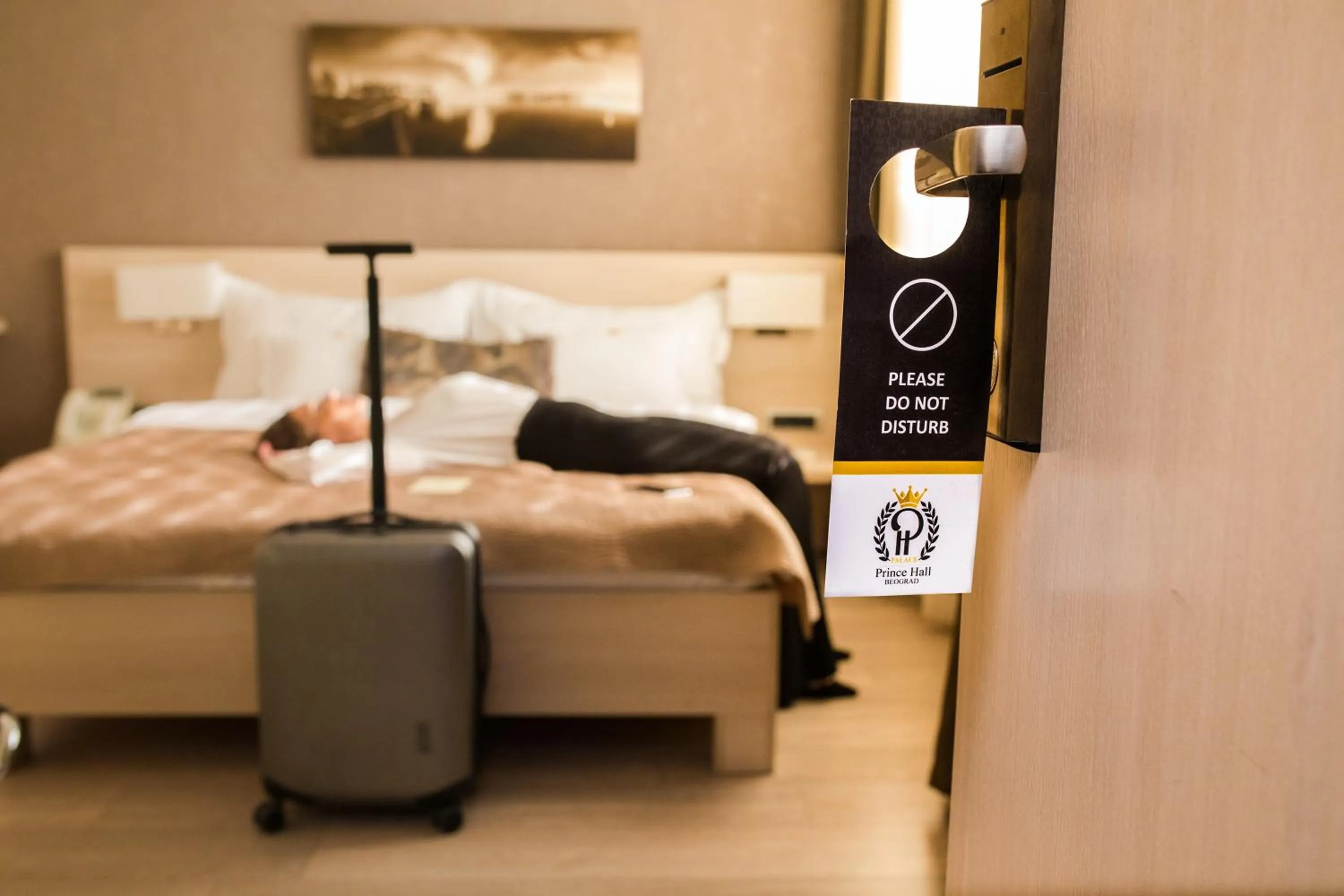 Bedroom, Bed in Prince Hall