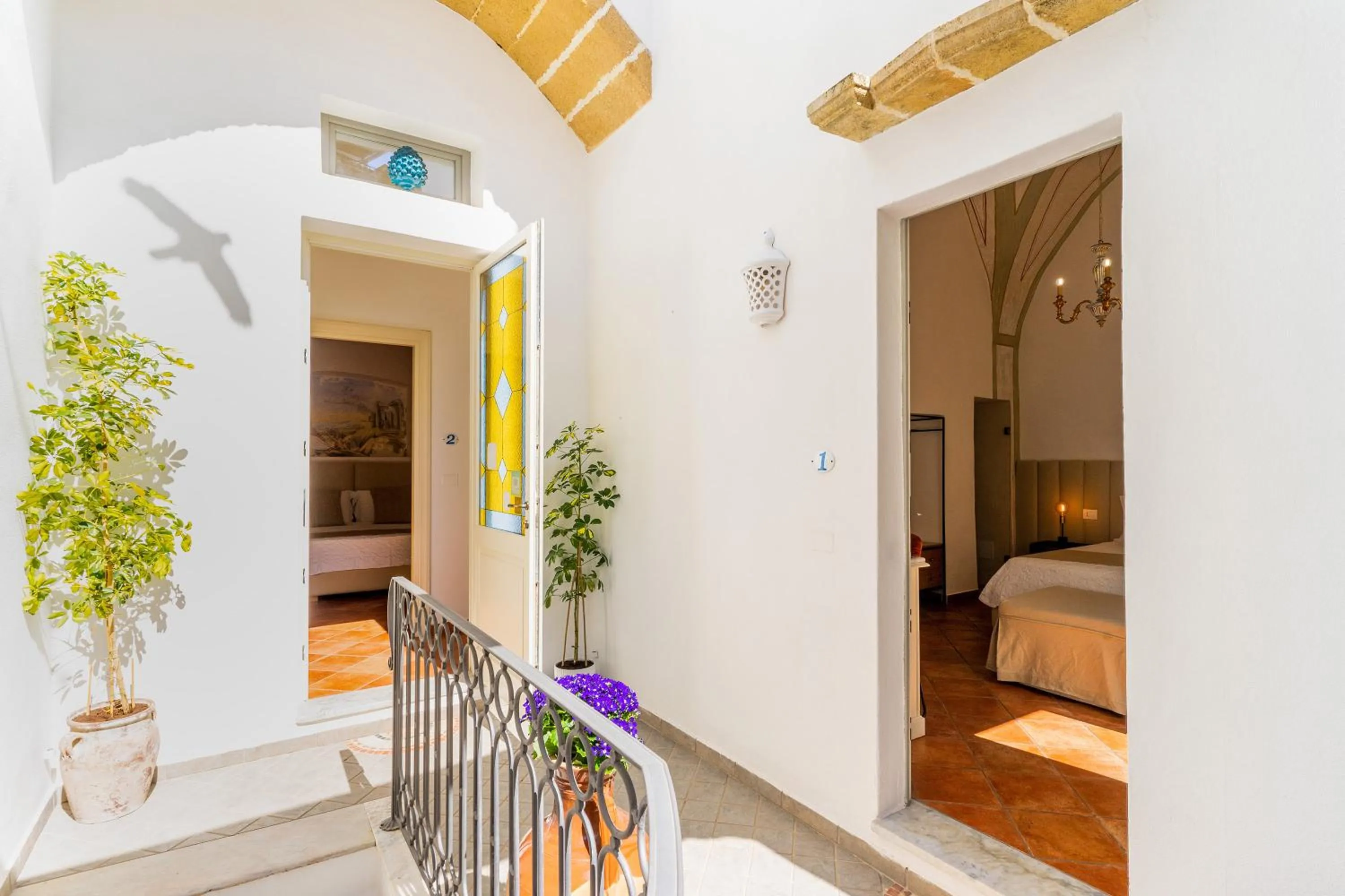 Internal: Not applicable to any particular room, Bed in Corte Patitari - by Patitari Suites