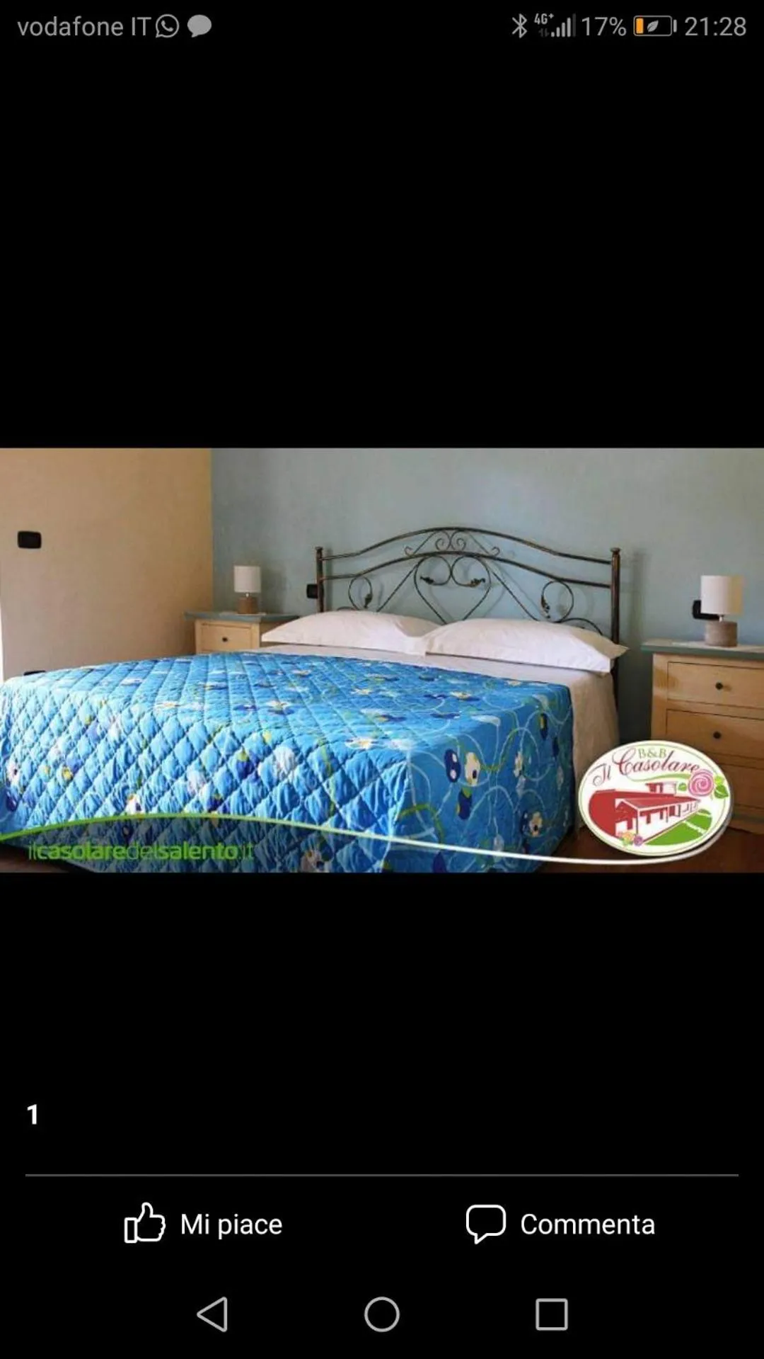 Bed in B&B Il Casolare