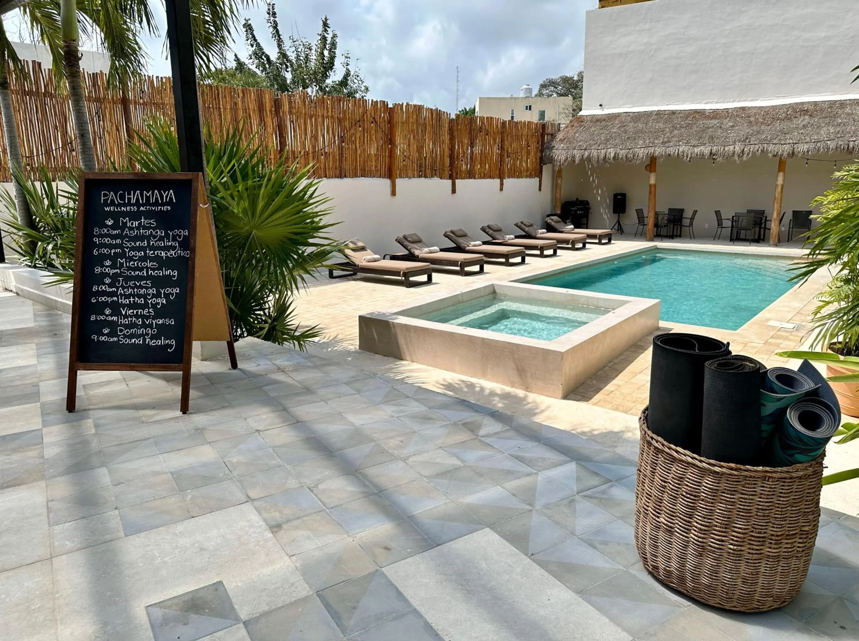 Swimming pool in Pachamaya Holistic Wellness & Spa