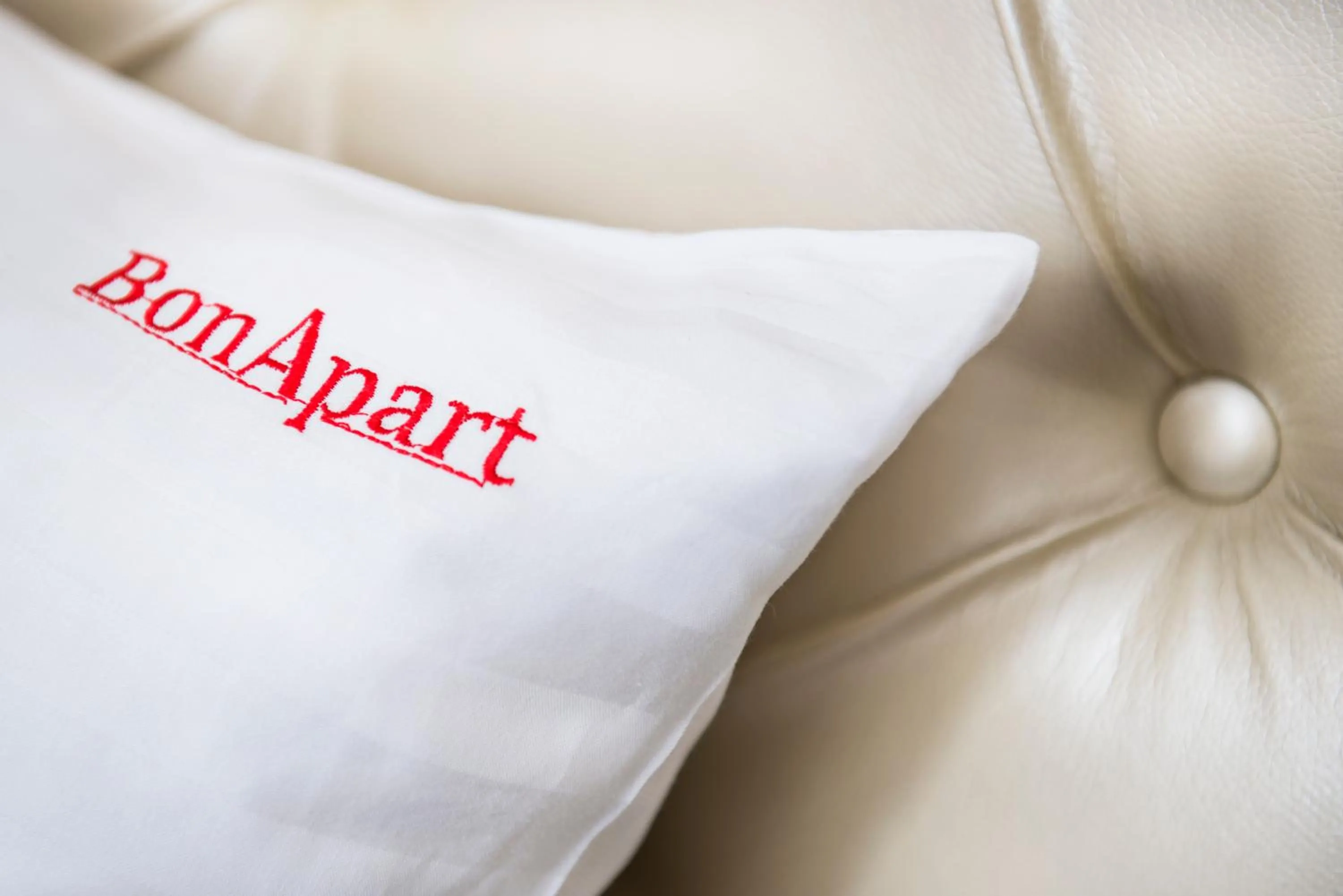 Decorative detail, Bed in BonApart Hotel by UHM