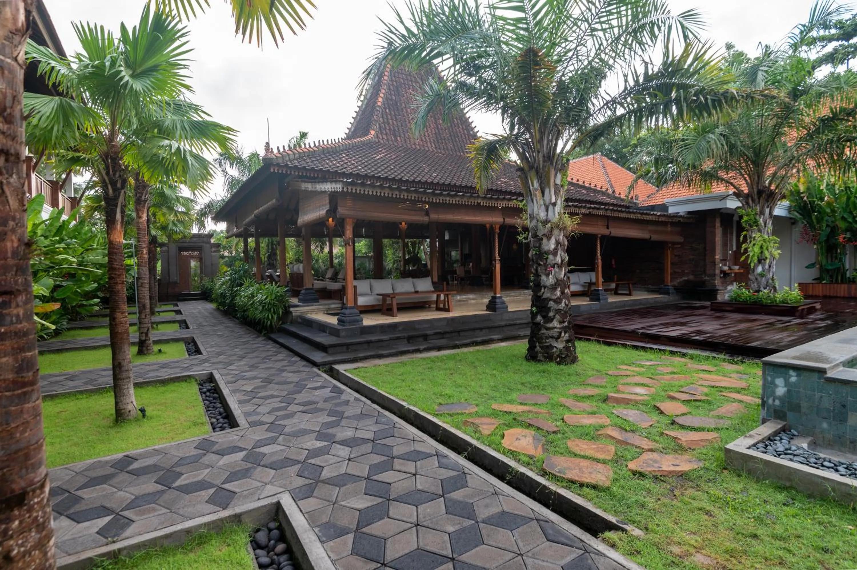 Garden in Griya Shanti Suites