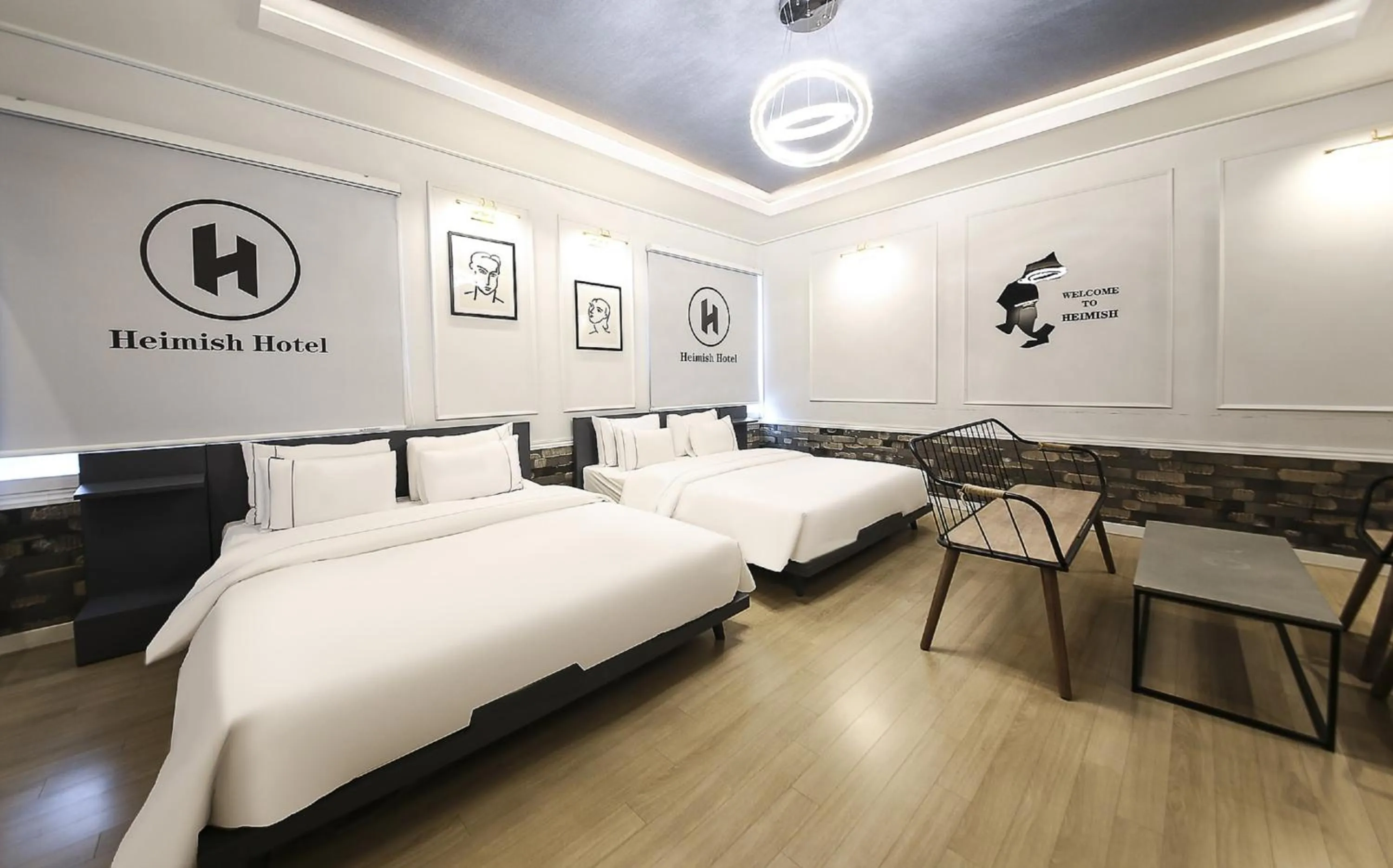 Photo of the whole room, Bed in Heimish Hotel