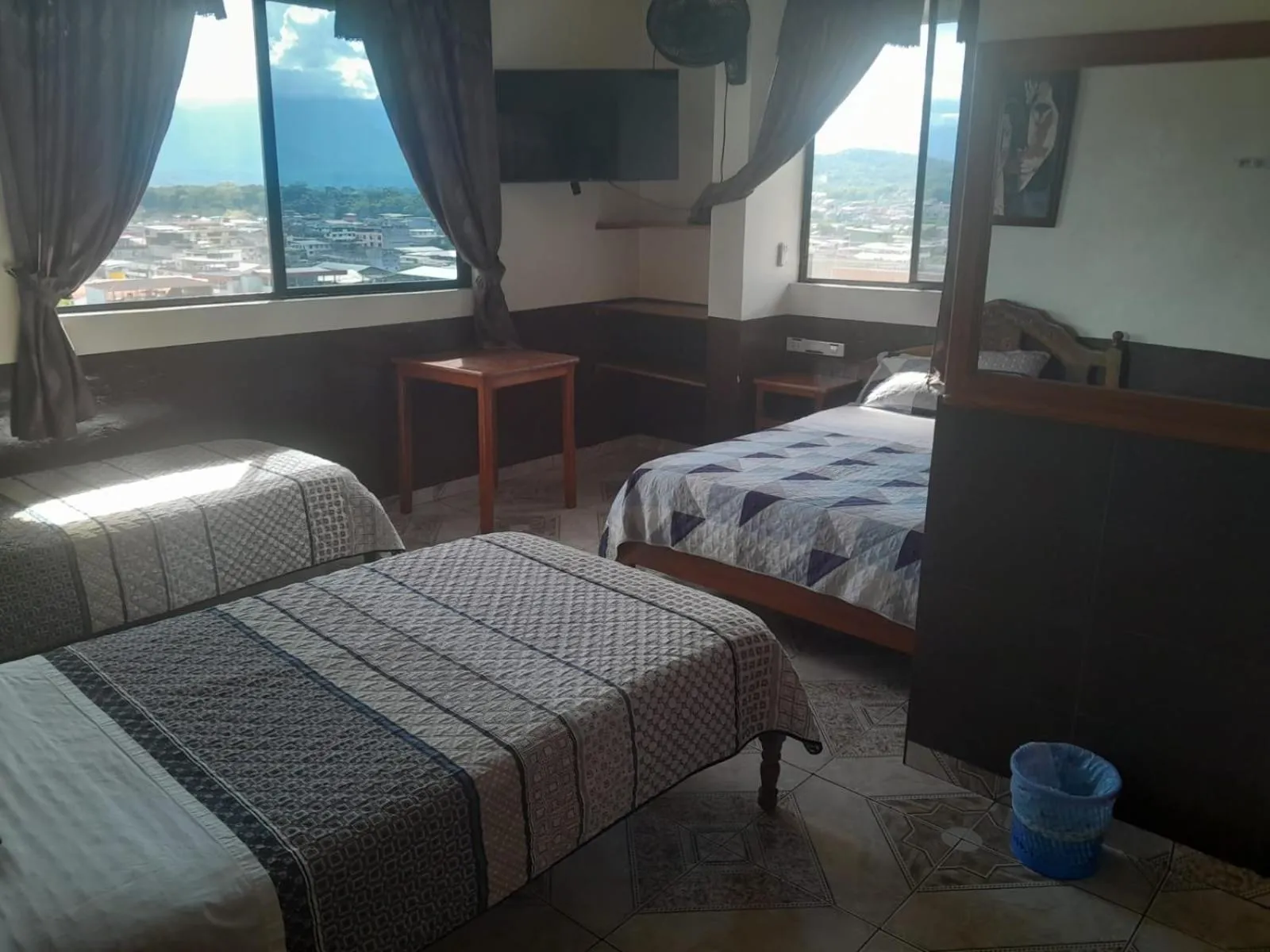 Bed in Hostal Limoncocha