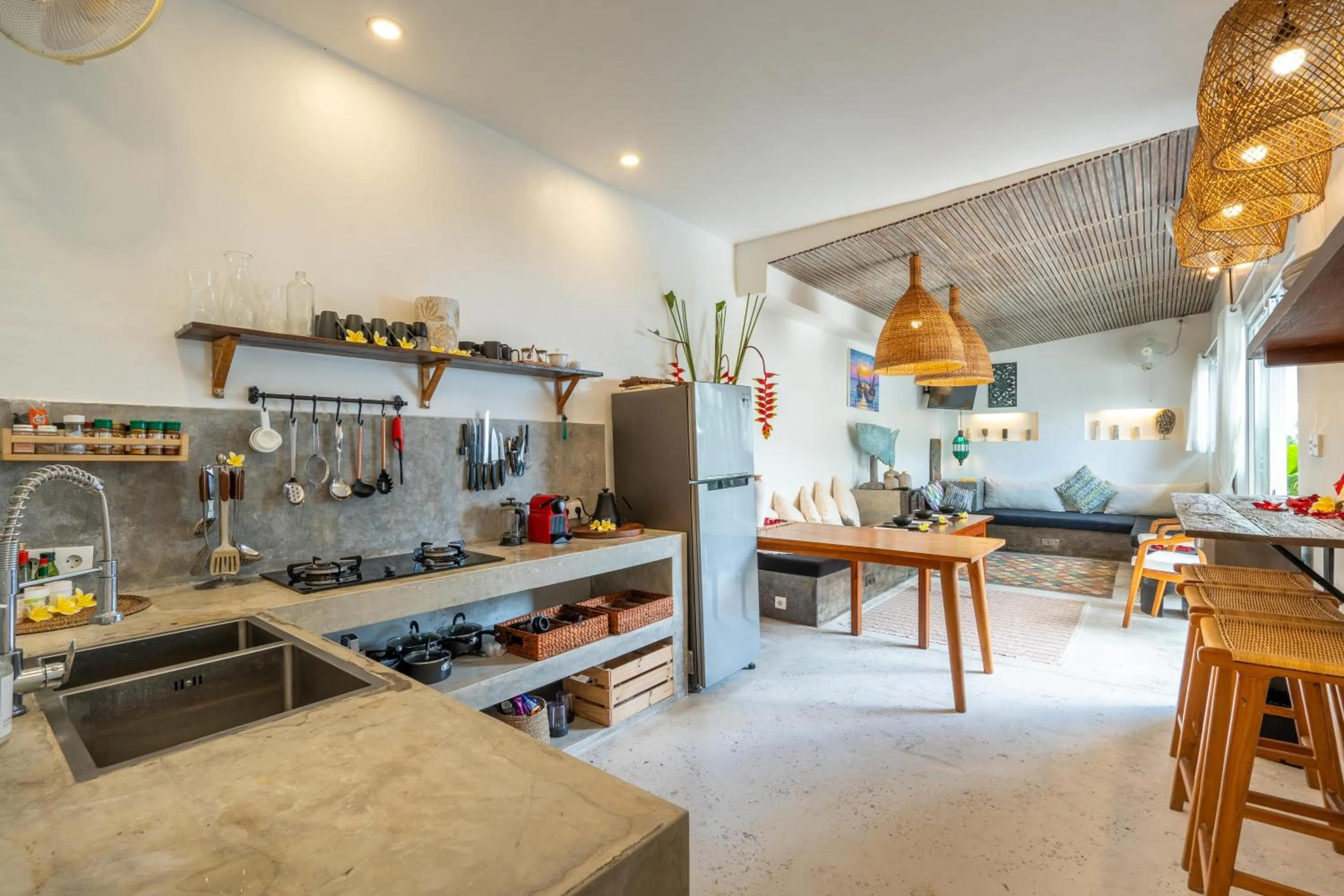 Kitchen or kitchenette in Villa Siva by Exotiq