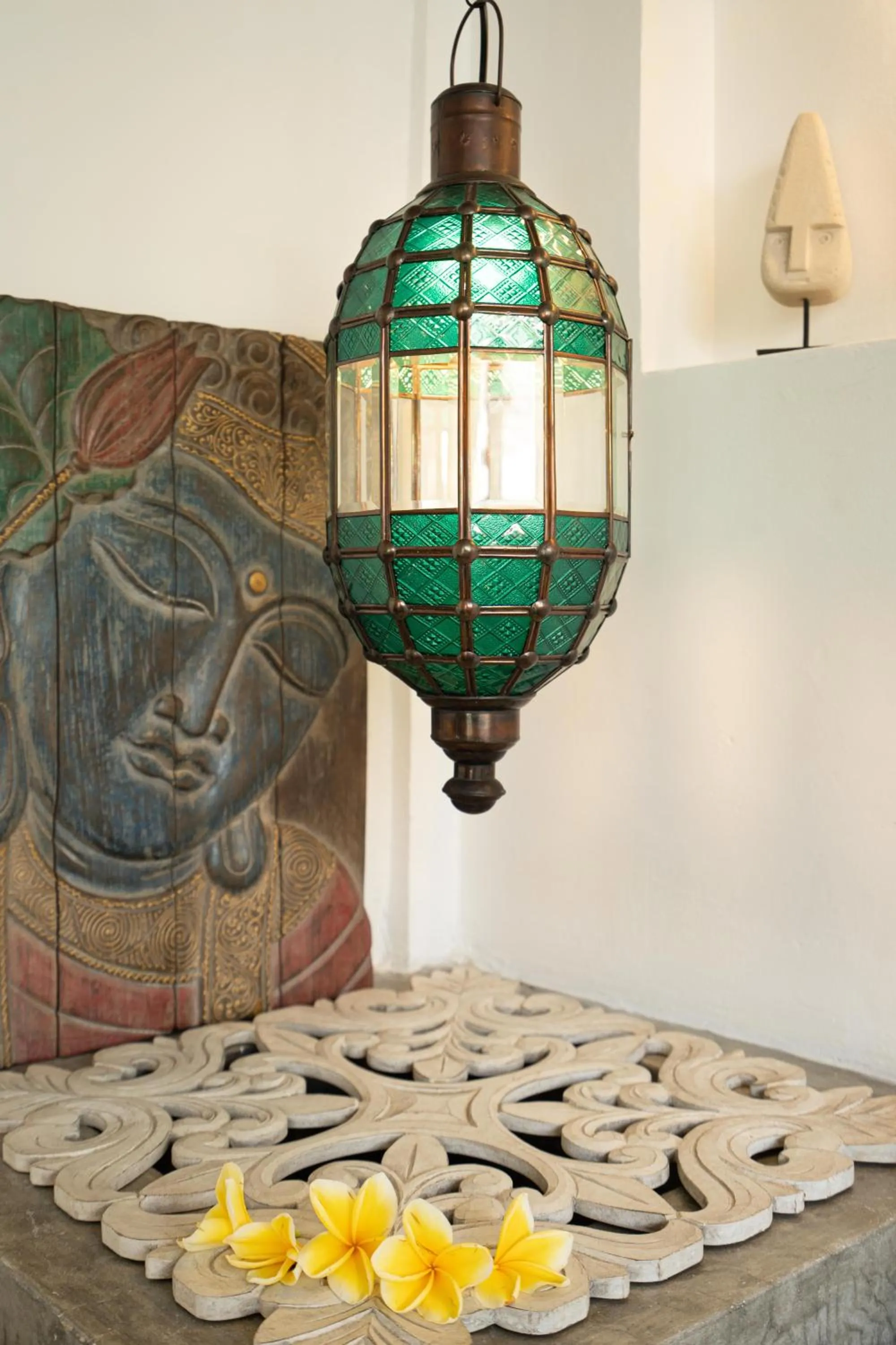 Decorative detail in Villa Siva by Exotiq