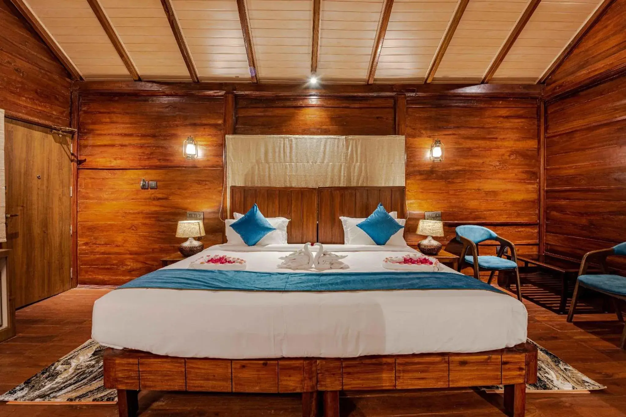 Deluxe Double Room with Balcony in Shanthi Kunnj Riverside Exotica Chikmagalur Deluxe Double Room with Balcony in Shanthi Kunnj Riverside Exotica Chikmagalur