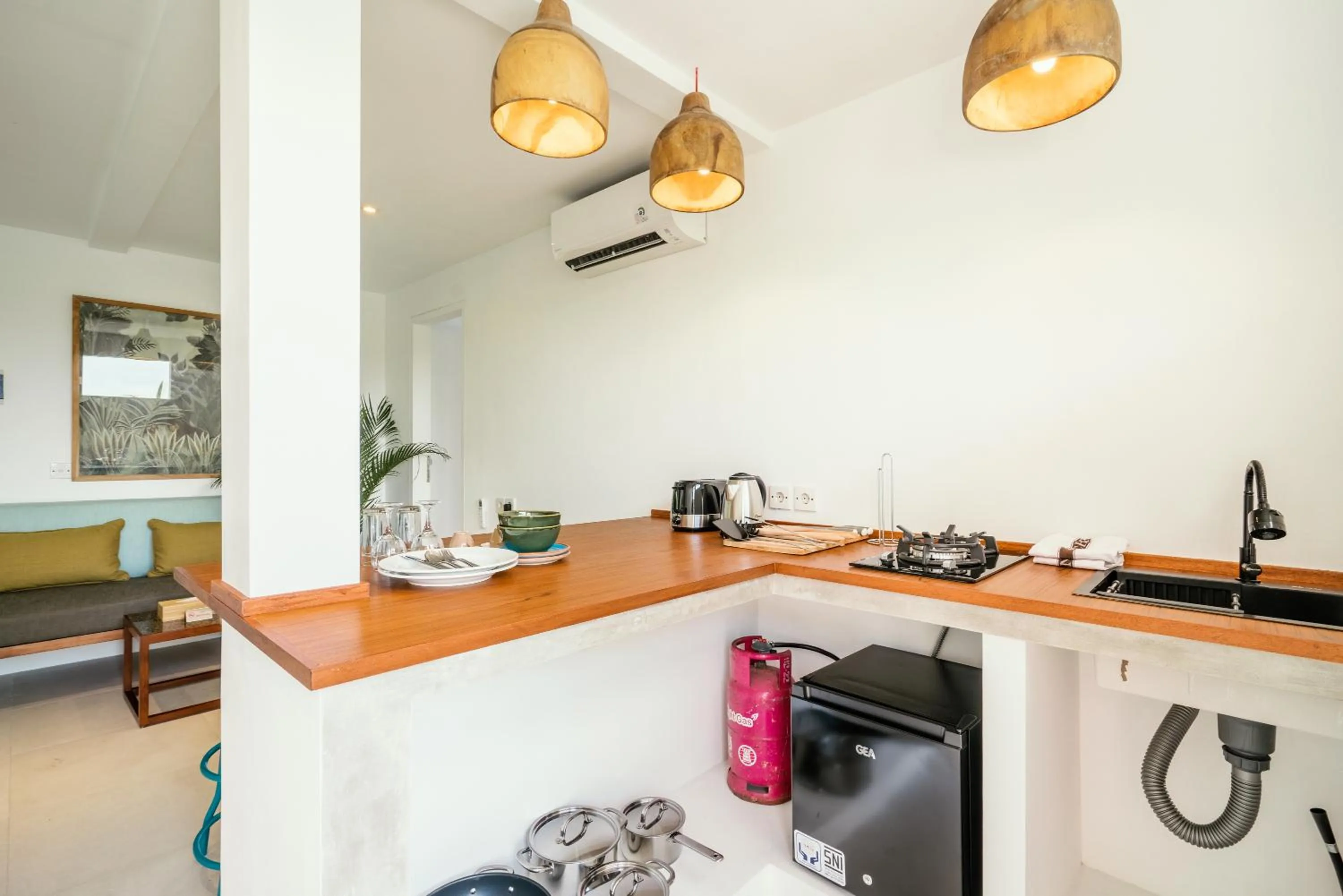 Kitchen or kitchenette in Batu Belig Living Seminyak