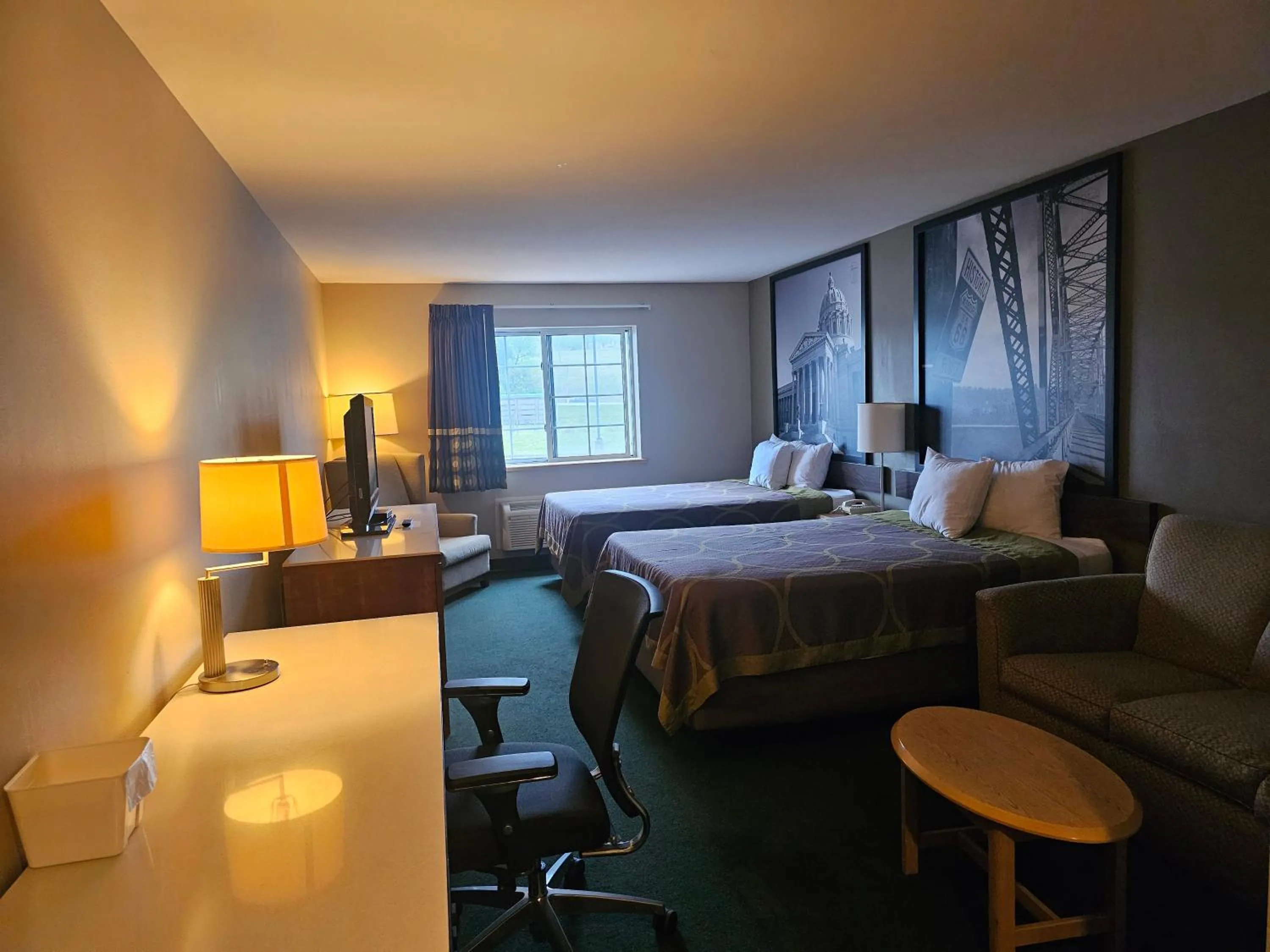 Bed in Super 8 by Wyndham Ava