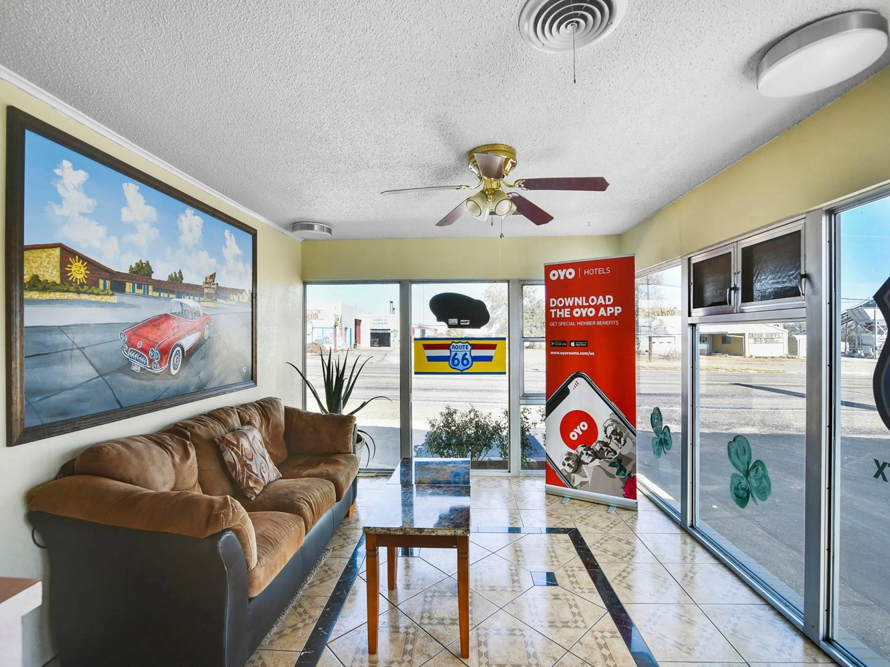 Lobby or reception in Route 66 Inn