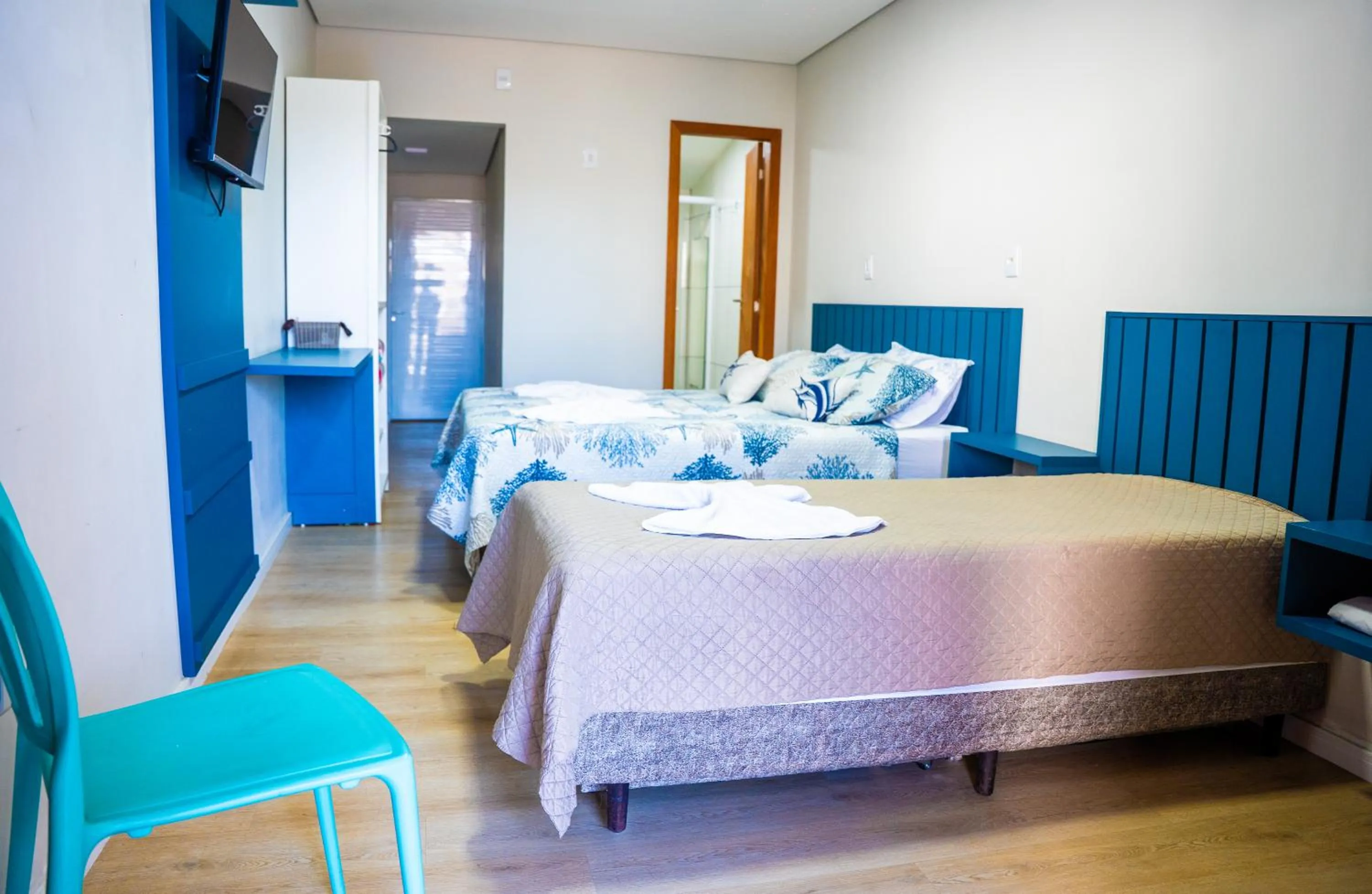 Bed in Pousada Paraíso Tropical