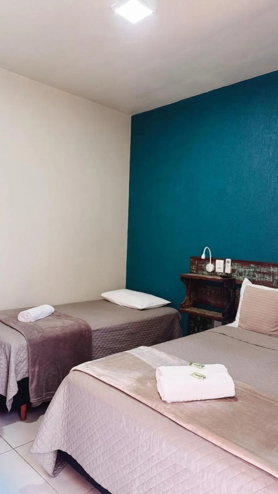 Bed in Pousada Paraíso Tropical