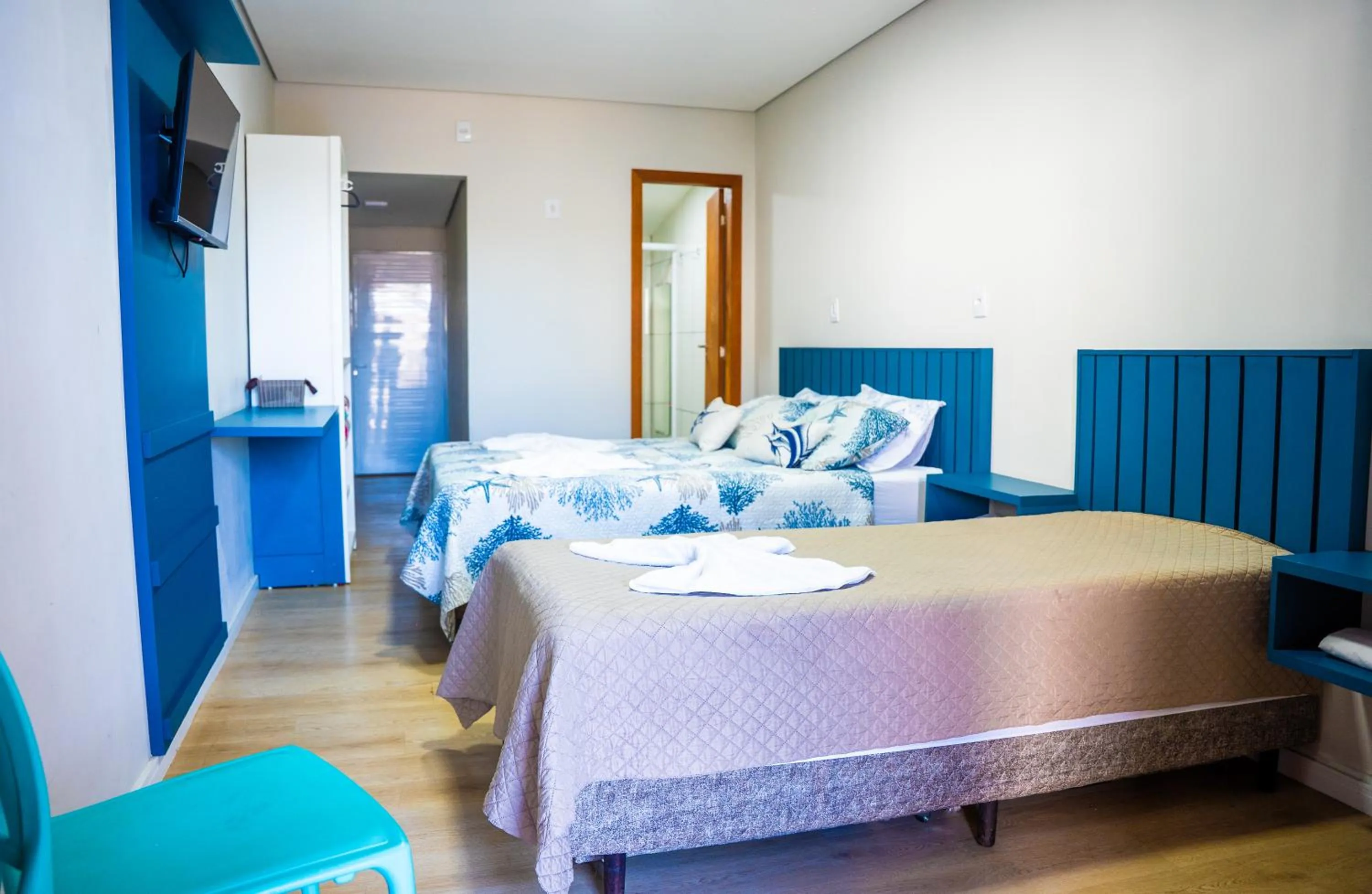 Bed in Pousada Paraíso Tropical