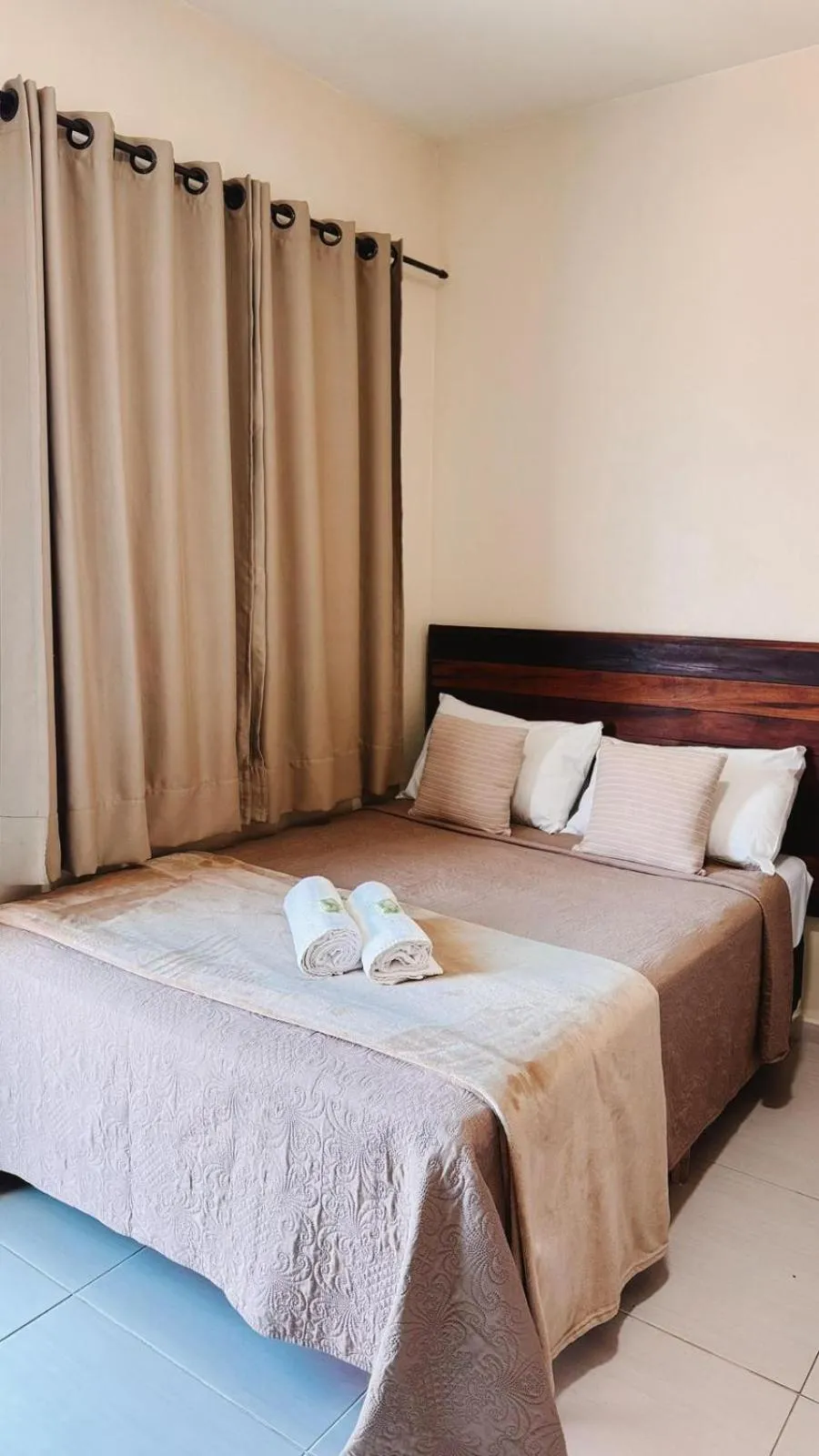 Bed in Pousada Paraíso Tropical