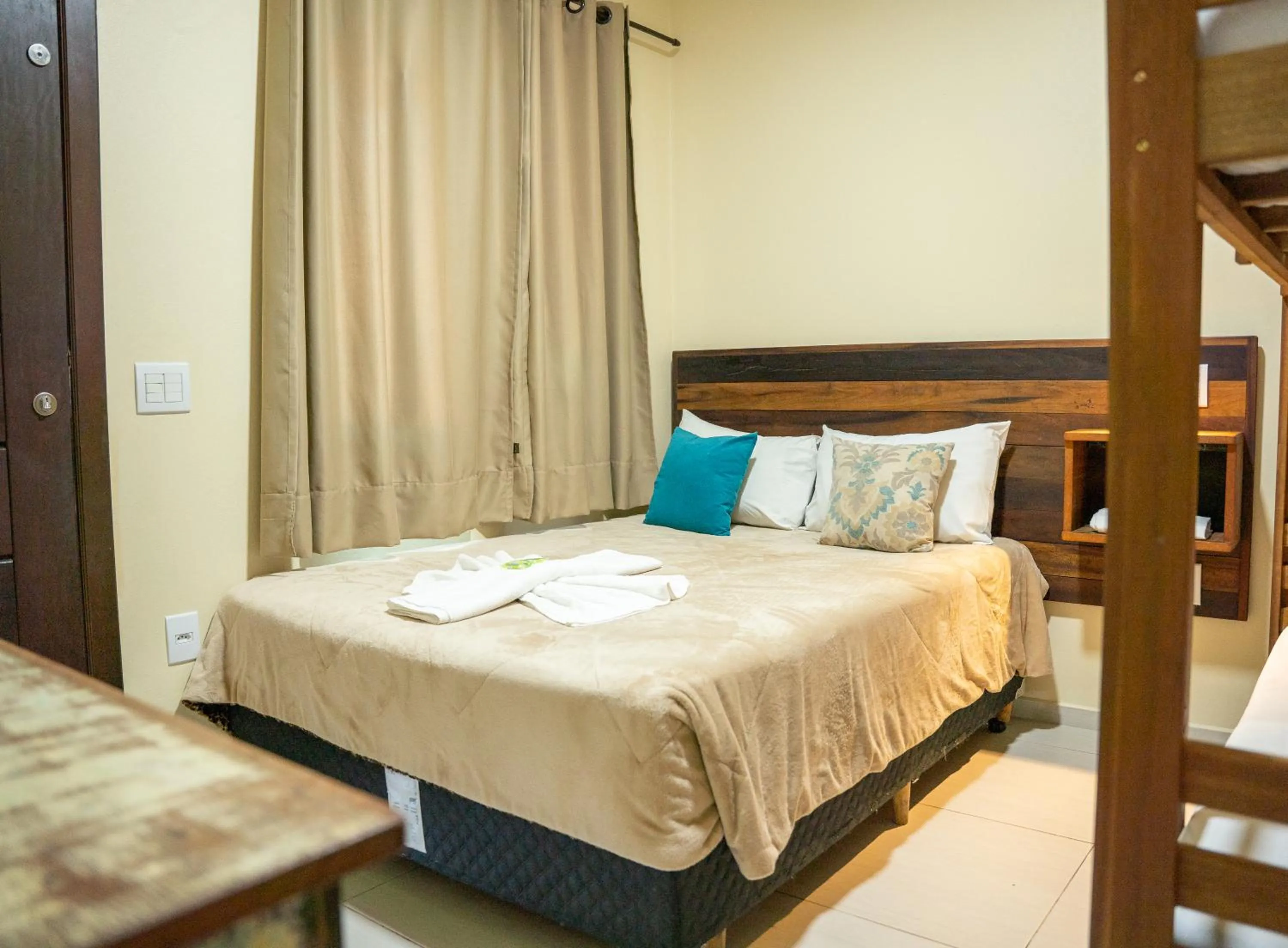 Bed in Pousada Paraíso Tropical