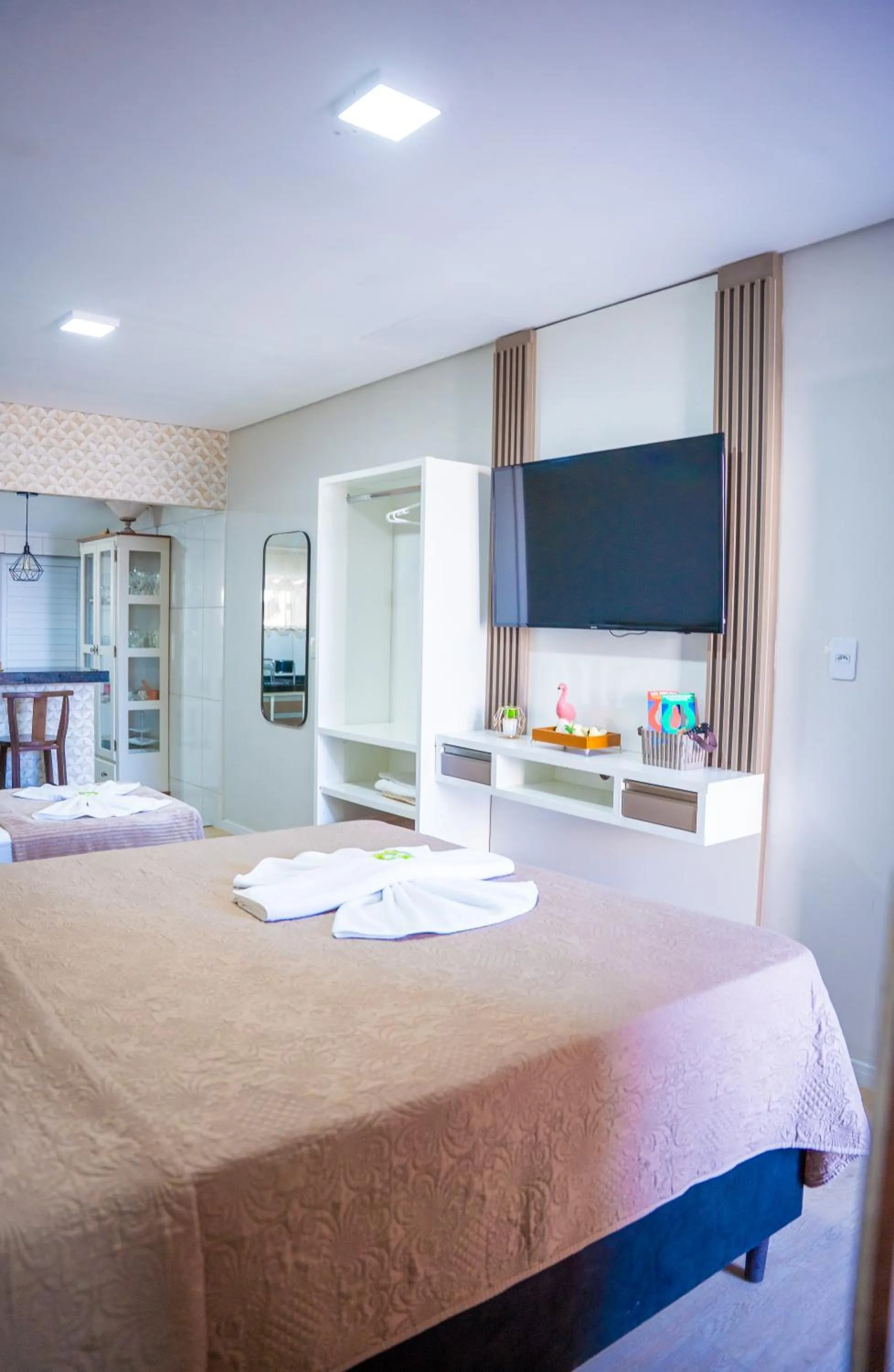 Bed in Pousada Paraíso Tropical