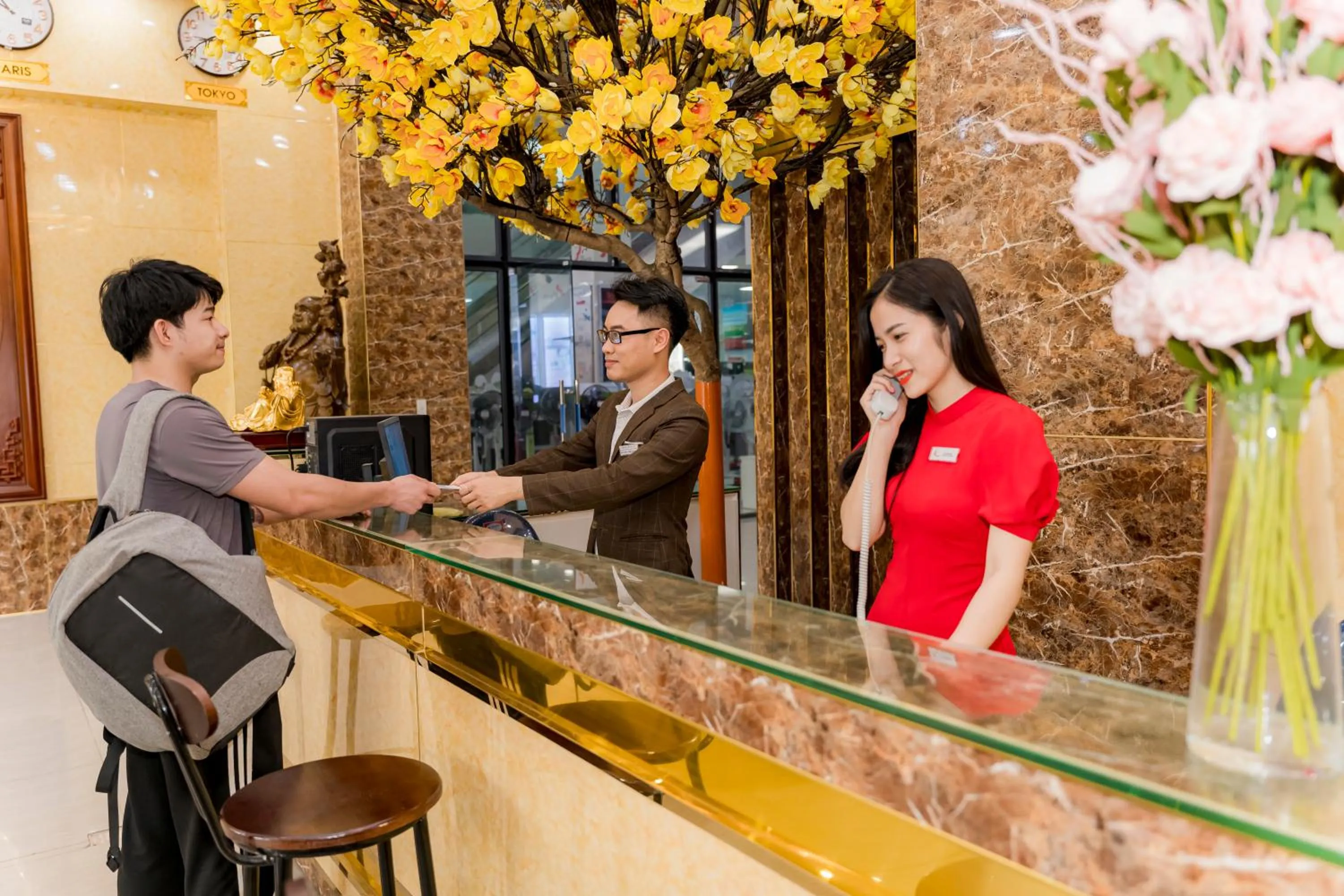 Lobby or reception in Bình An Nhiên hotel