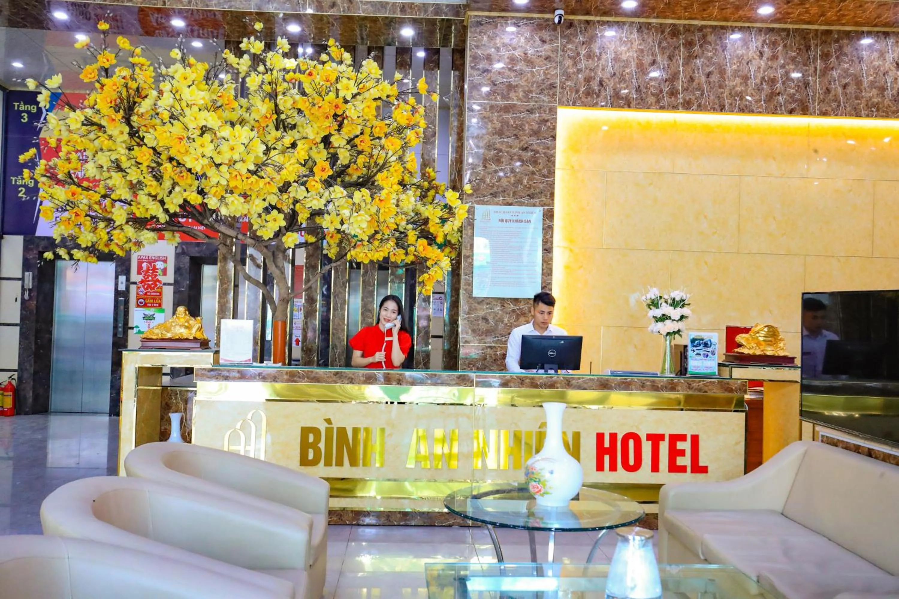 Lobby or reception in Bình An Nhiên hotel